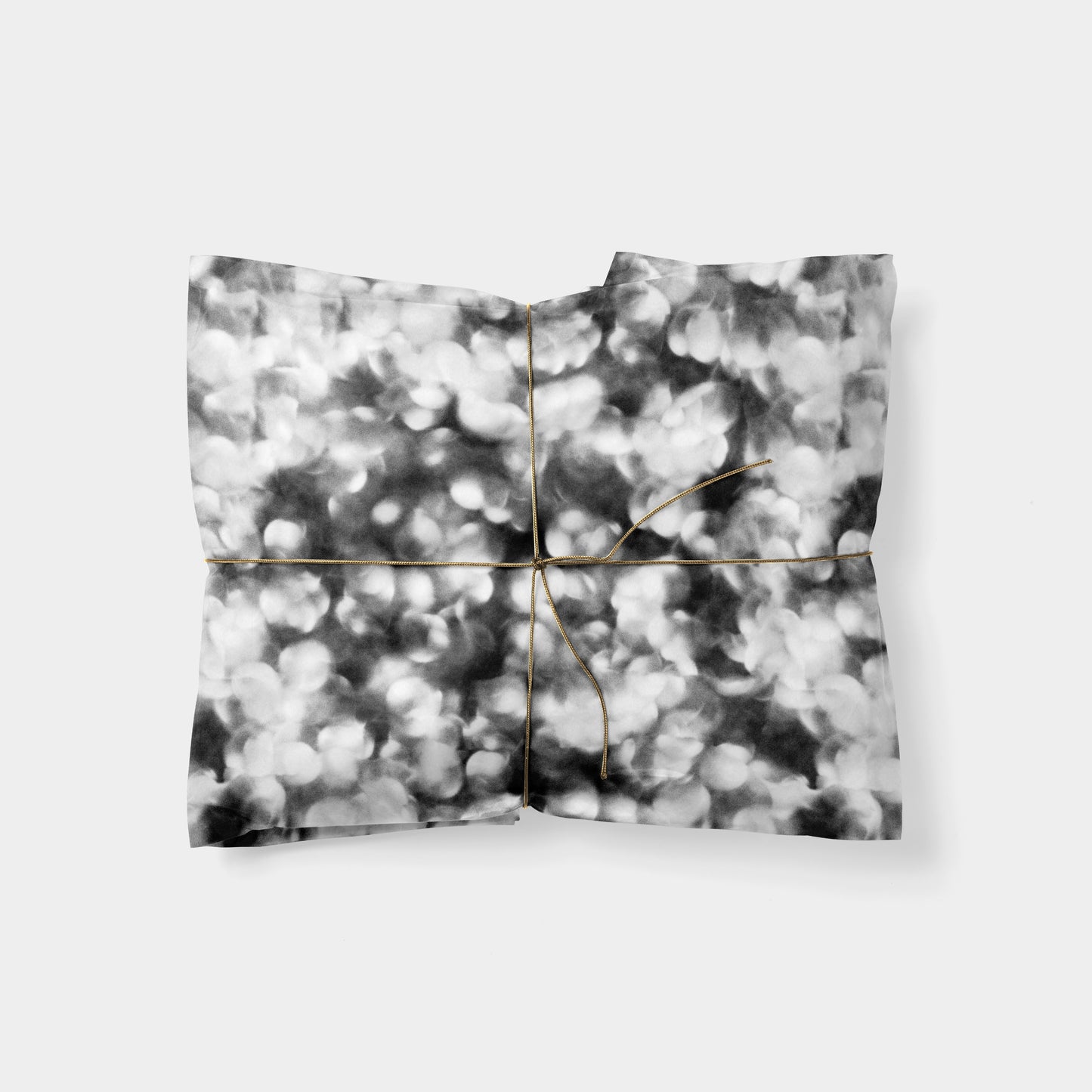 Black & White Bokeh Gift Wrap