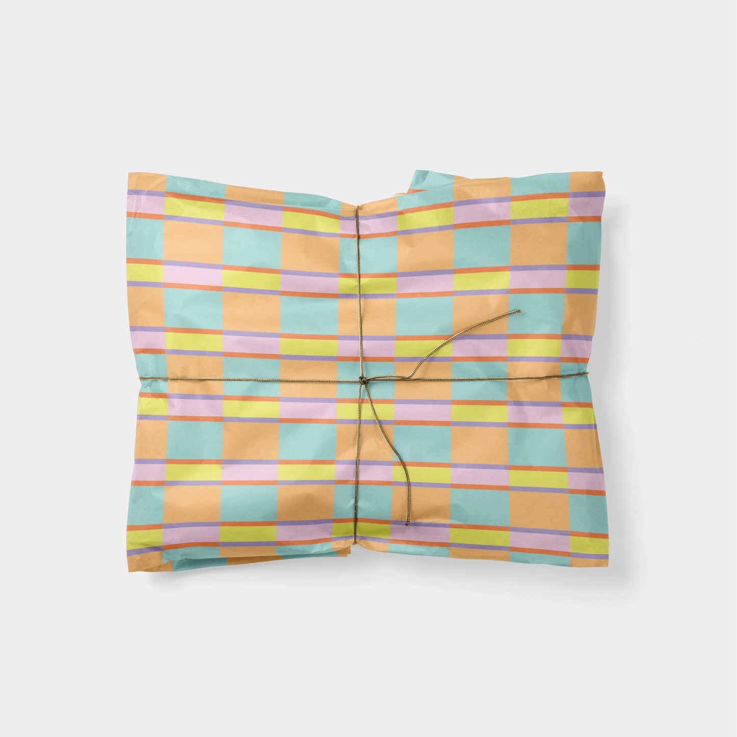 Checker and Stripe Gift Wrap VI