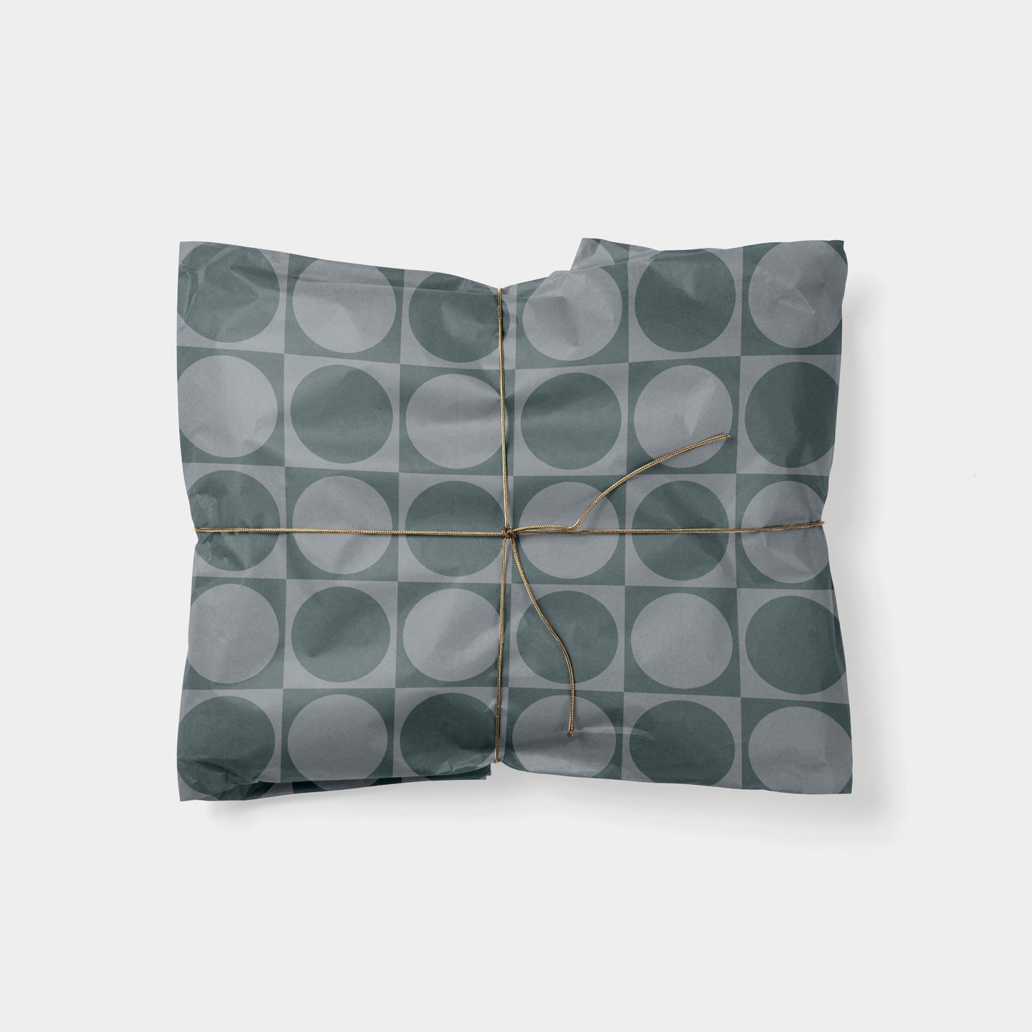 Circle Checker Gift Wrap II