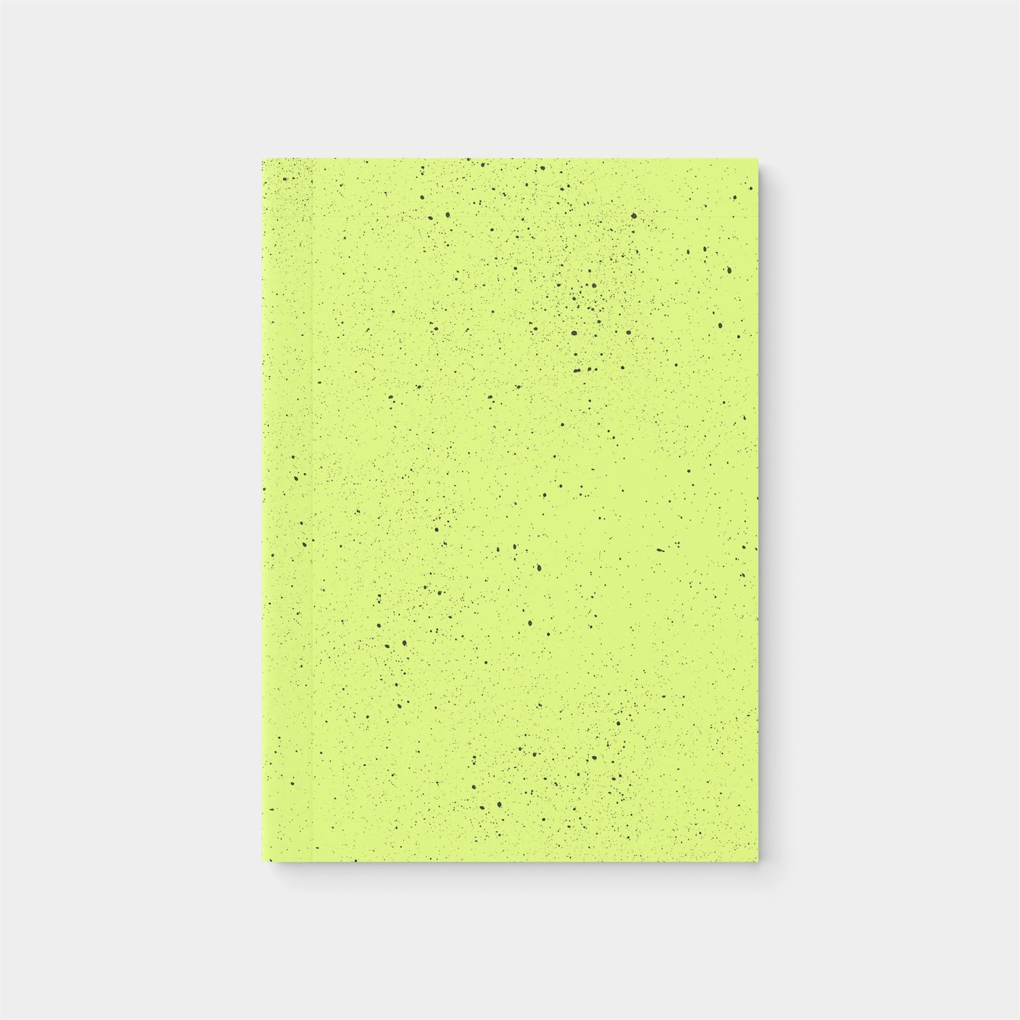 Citron Yellow Speckle Softcover Notebook