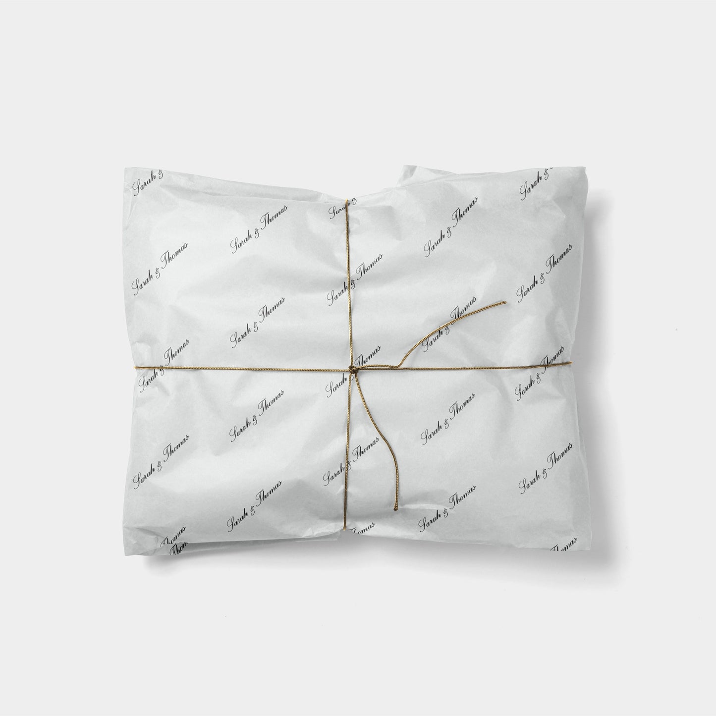 Couples Custom Script Gift Wrap II