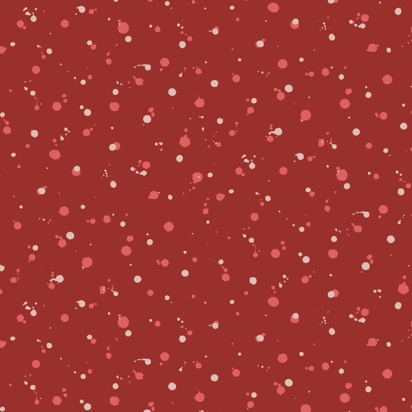 Deep Red Ink Splot Gift Wrap