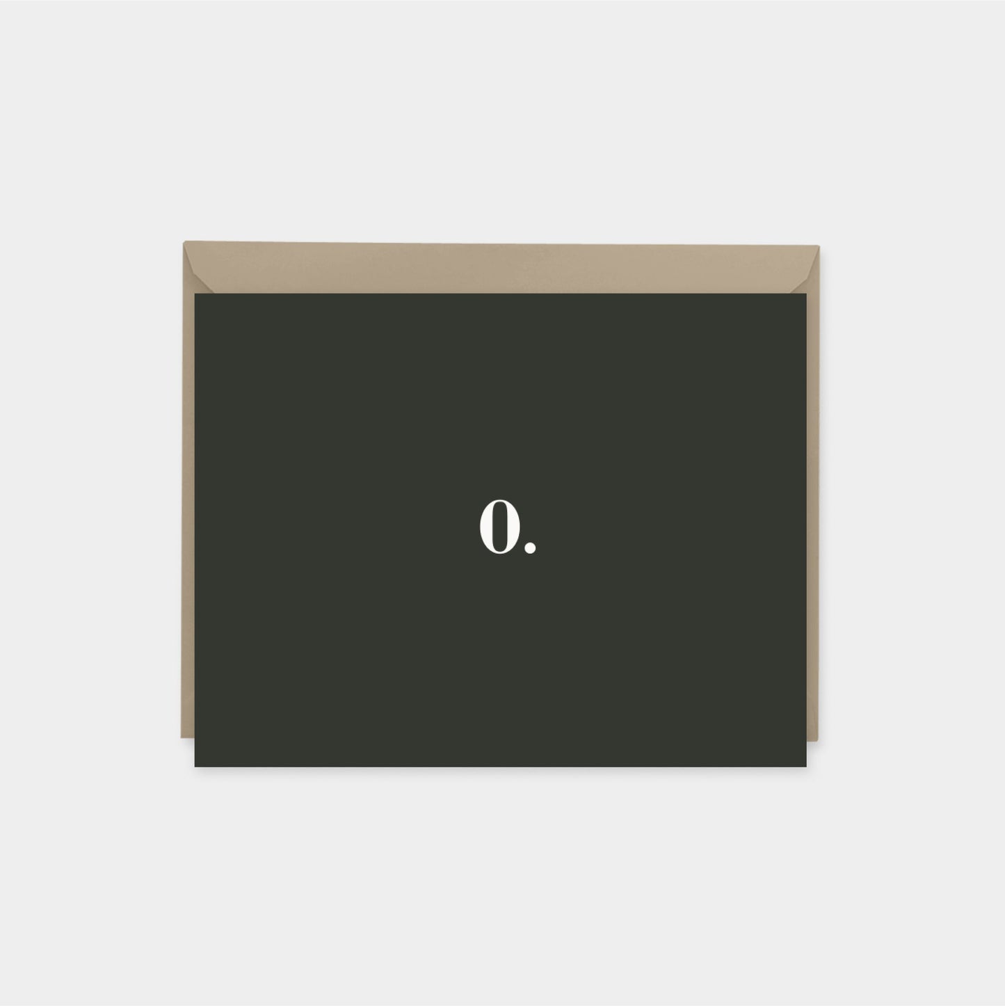 Elegant Modern Letter Monogram Note Cards