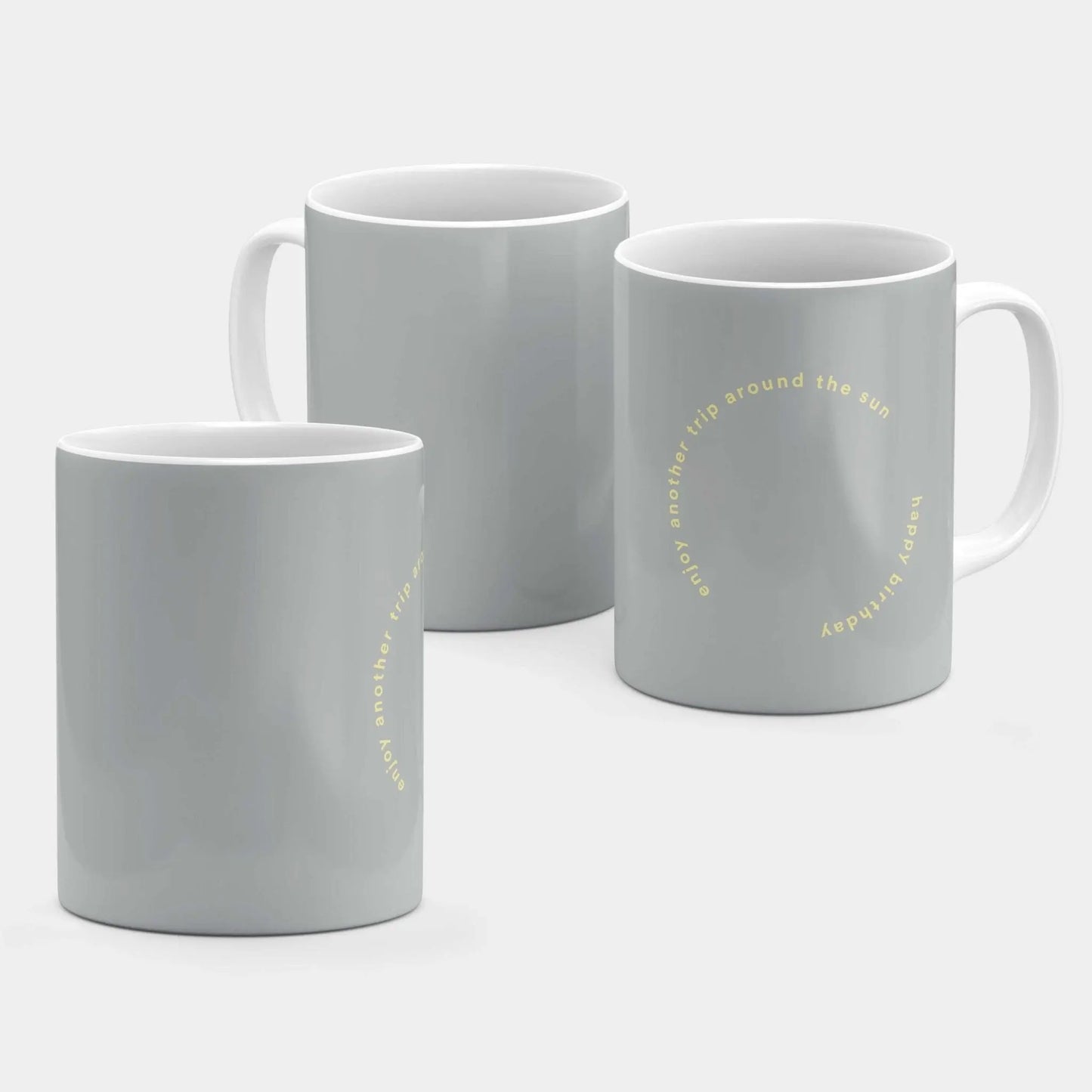 Enjoy Another Trip Around the Sun Gray Mug