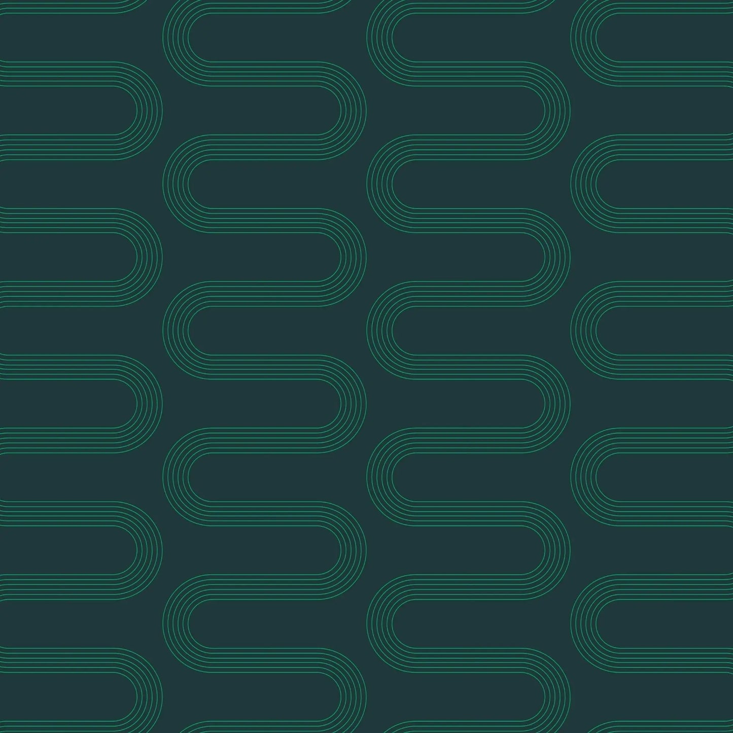 Green Fine Line Geo Modern Gift Wrap