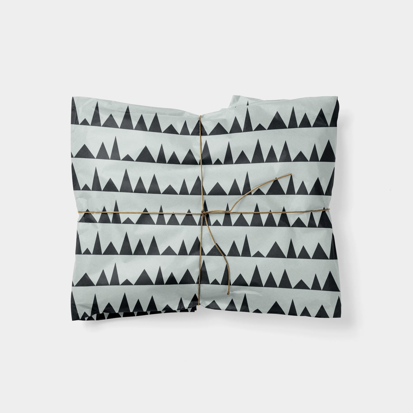 Holiday Sawtooth Trees Gift Wrap