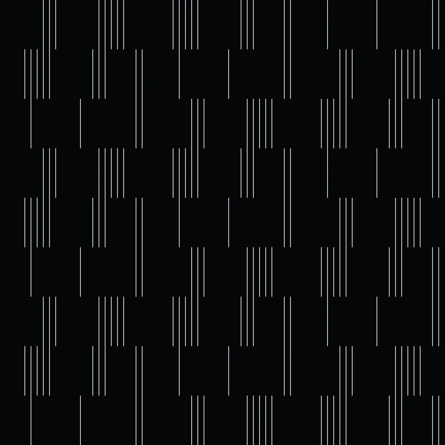 Minimal Lines Black Gift Wrap