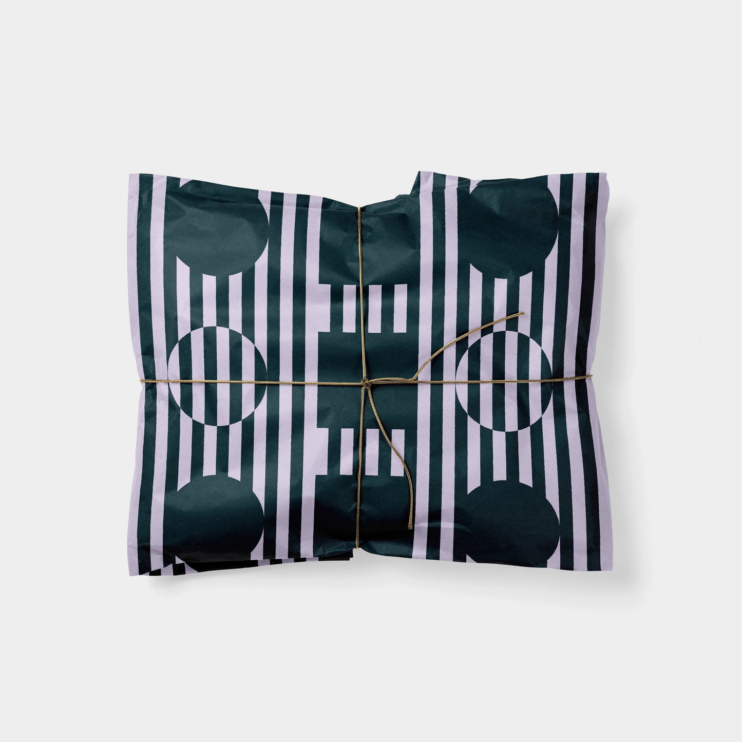 Modern Stripe Geo Wrapping Paper