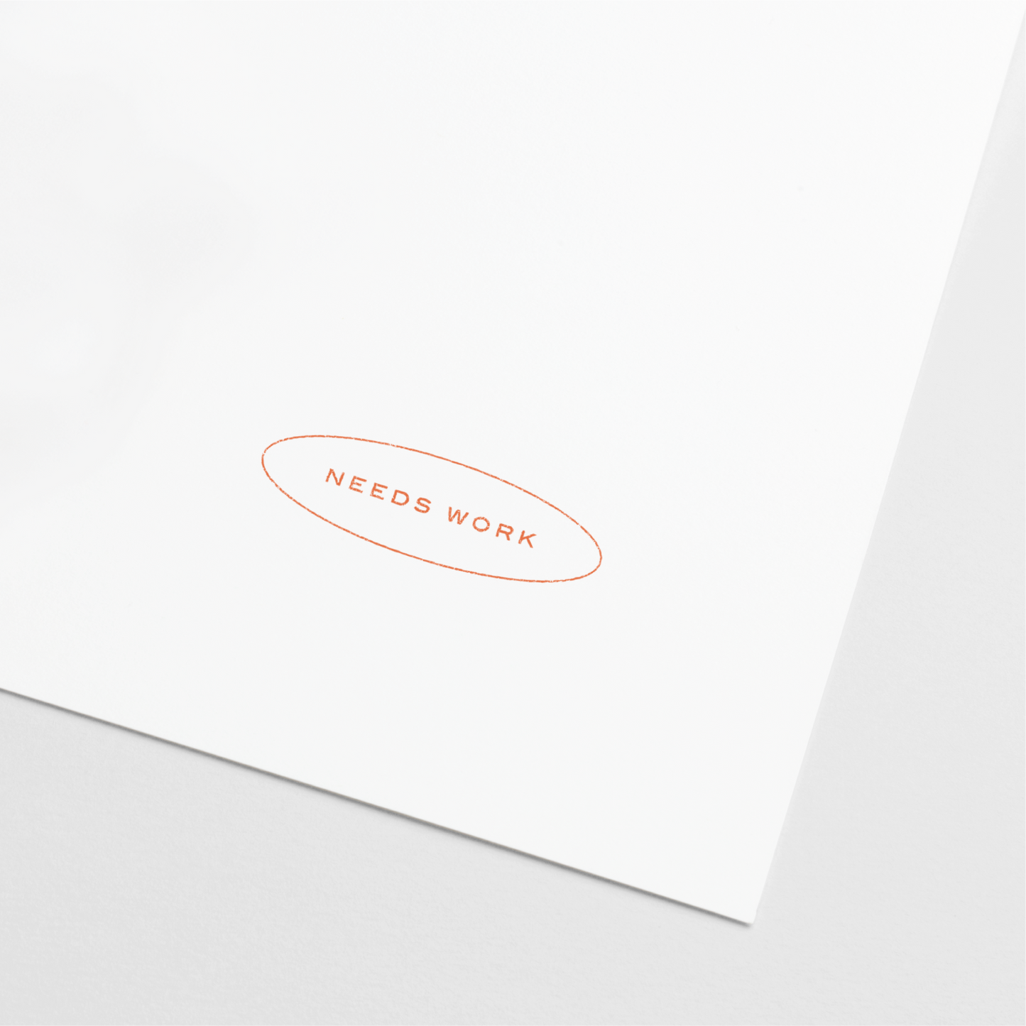 "Needs Work" Teacher Stamp