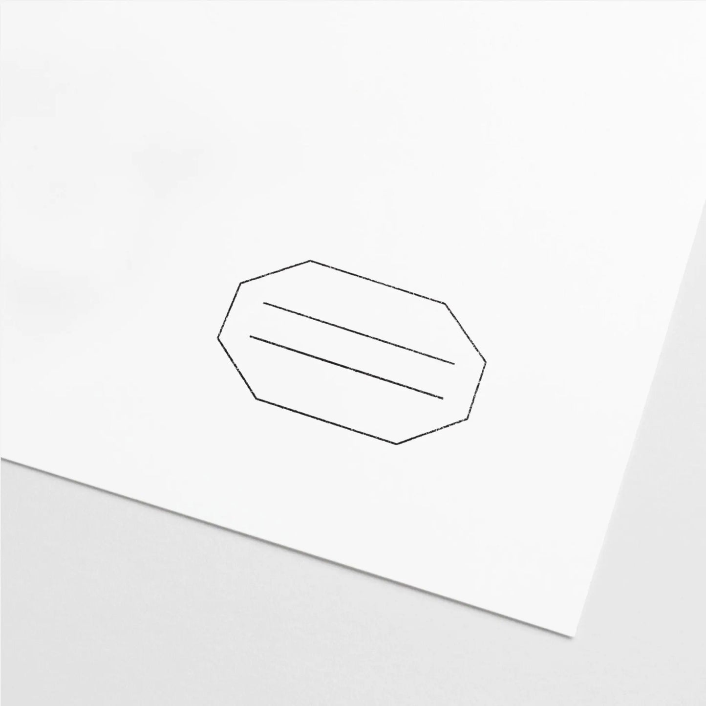 Polygon Badge Stamp II, Blank Stamp