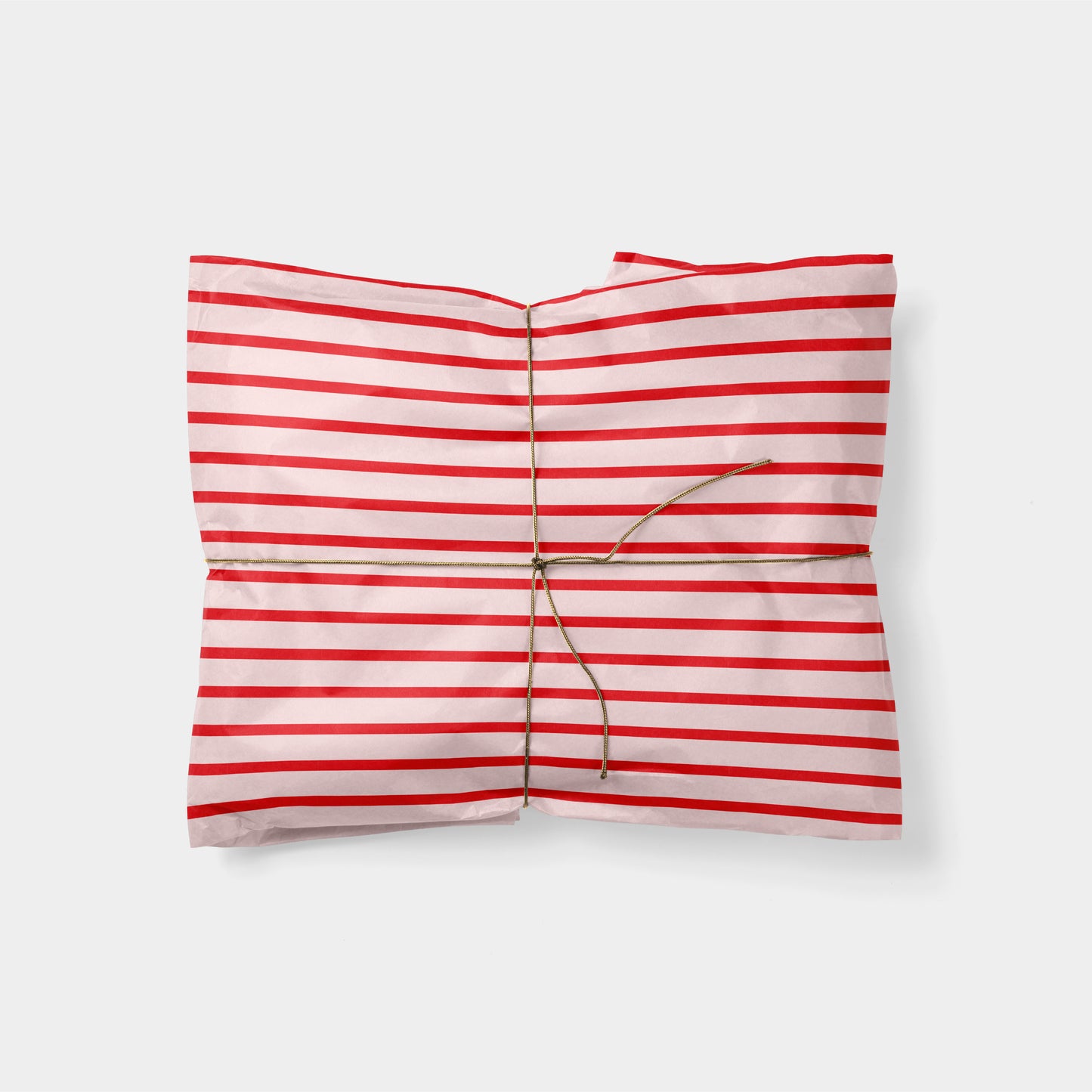 Red Stripe Holiday Gift Wrap