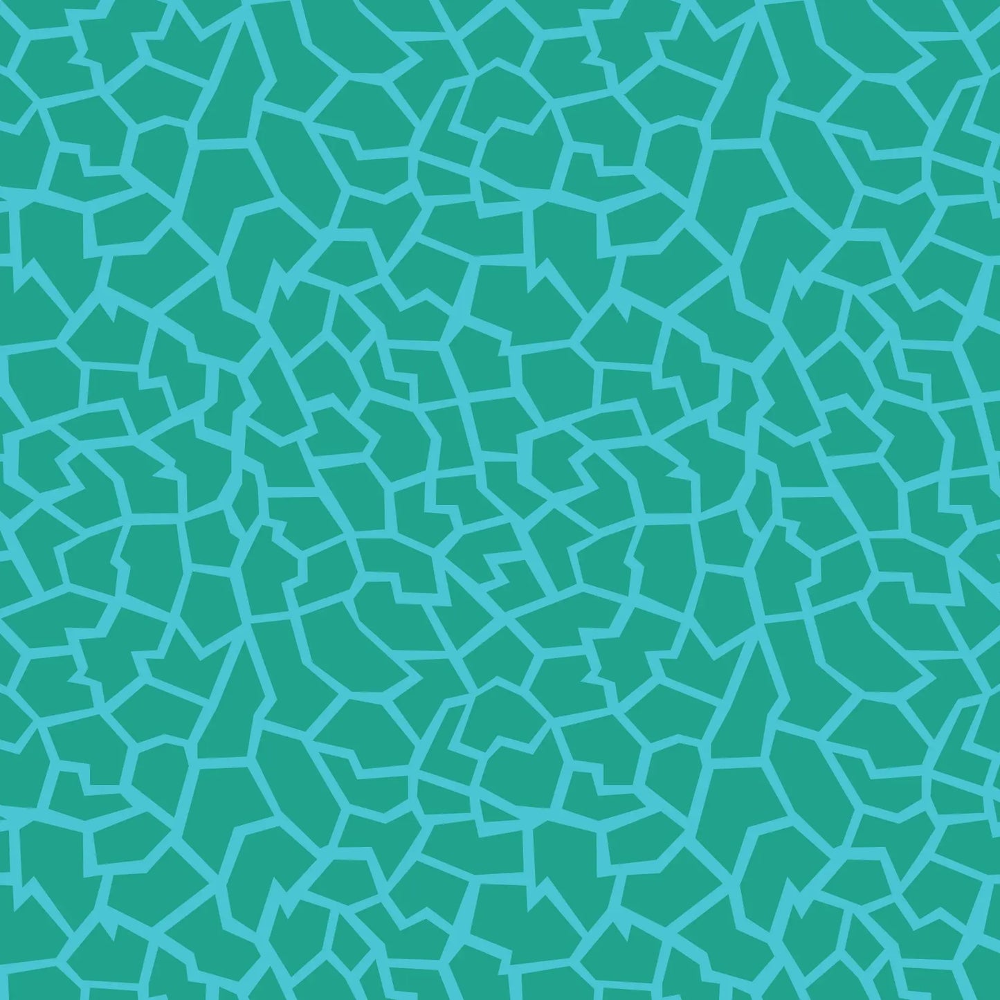 Teal Abstract Pattern Tectonic Gift Wrap