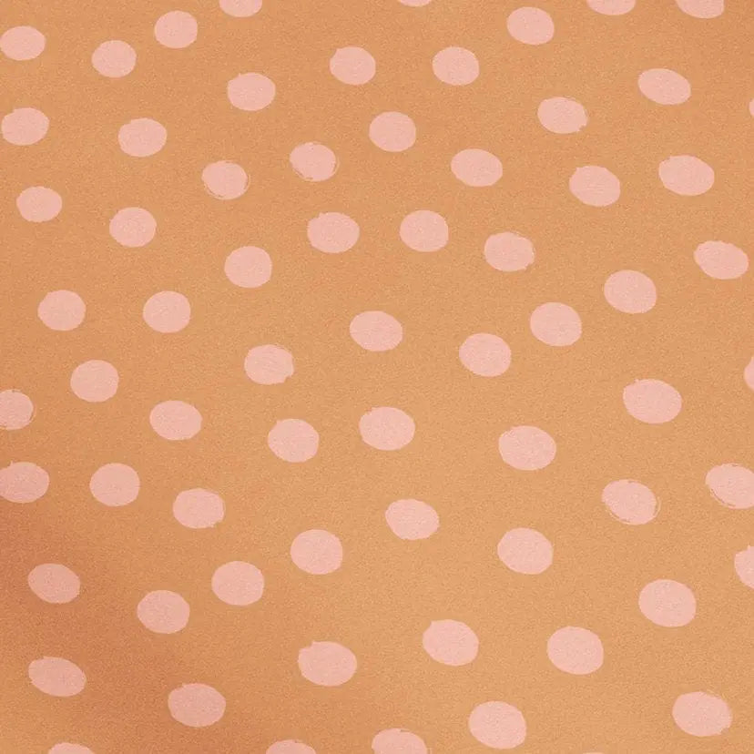 Terracotta Dots Veggie Stamp Gift Wrap