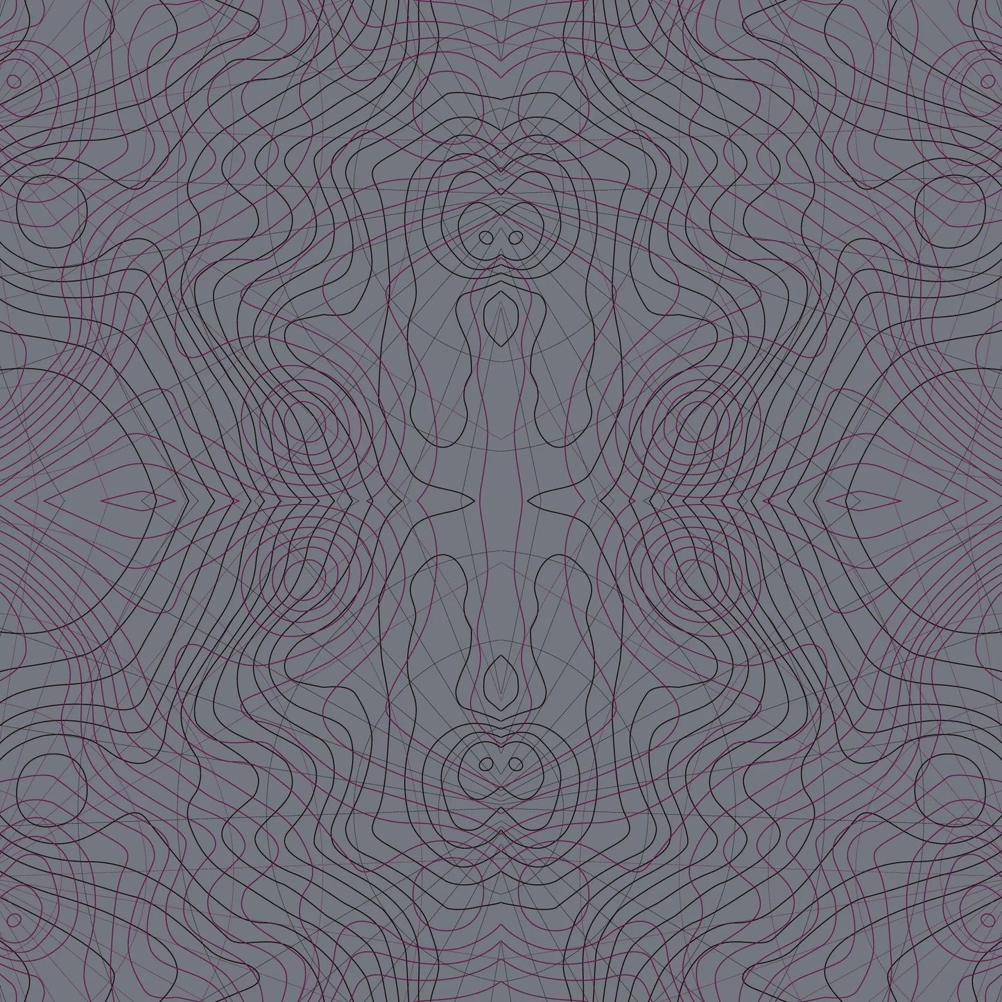 Topographic Map Gift Wrap II