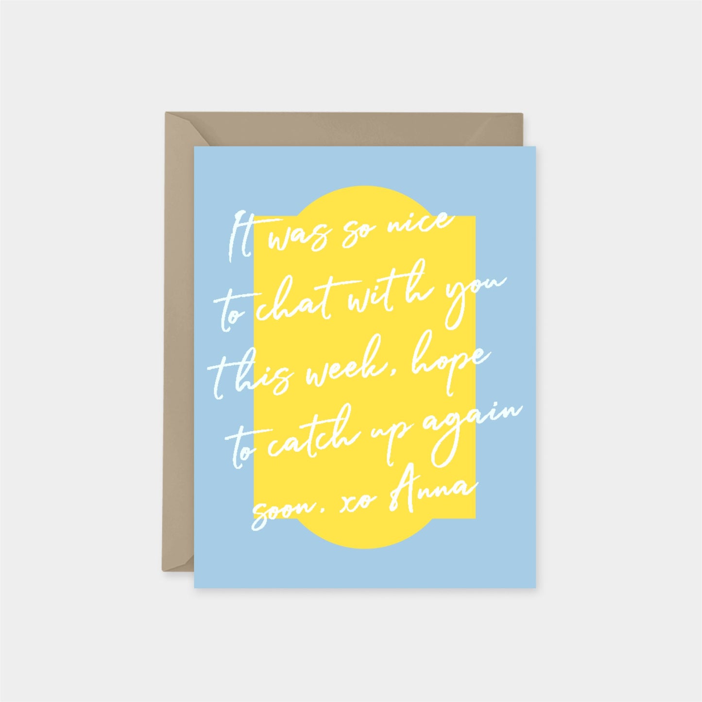 Yellow Neo Shape Art Card