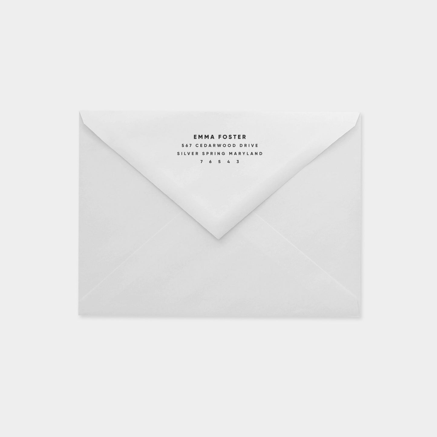 Address Stamp II, Custom Stationery