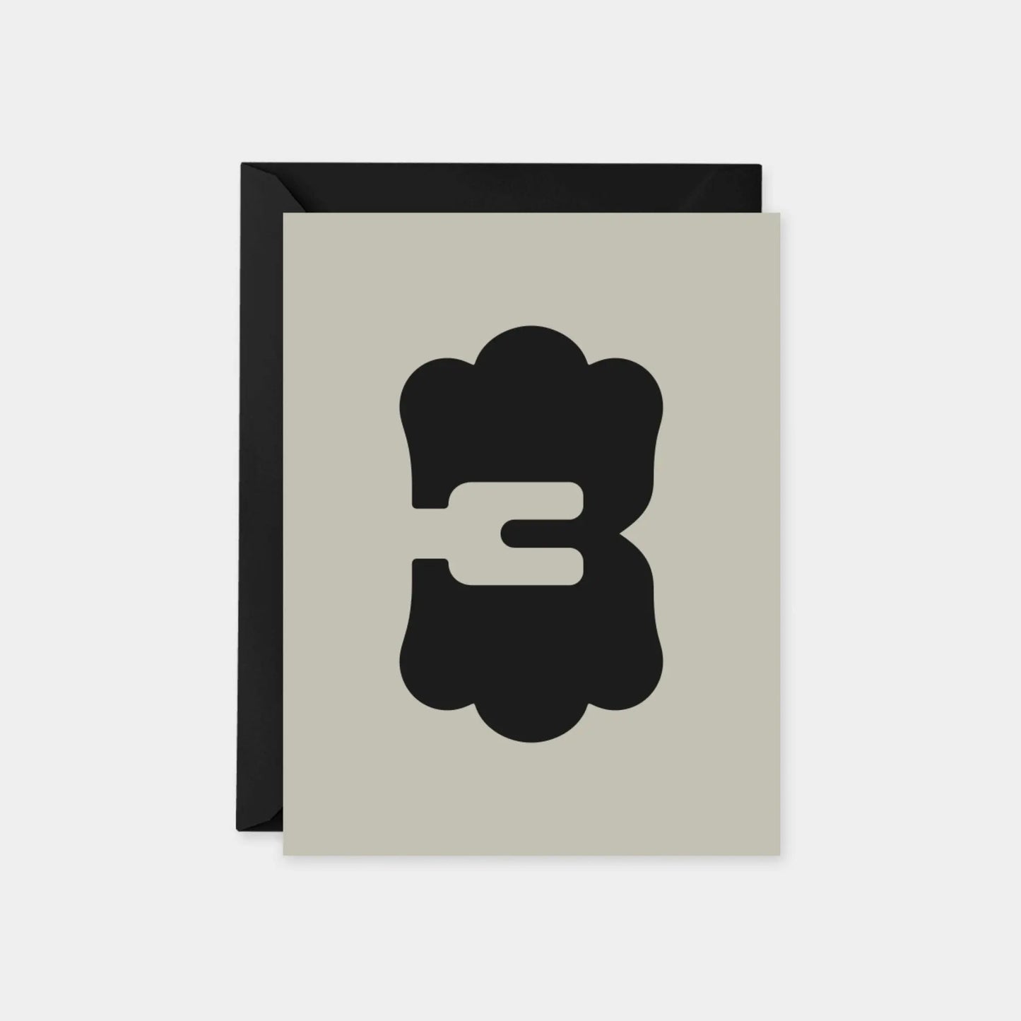 Age 3 Ornate Number Birthday Card