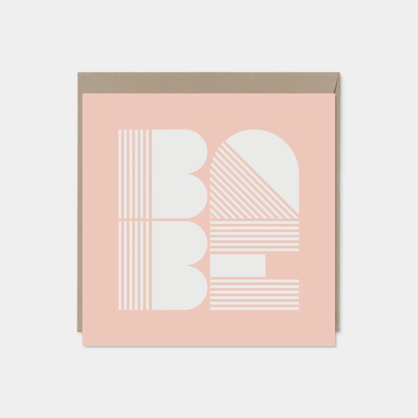 "BABE" Square Baby Announcement Card