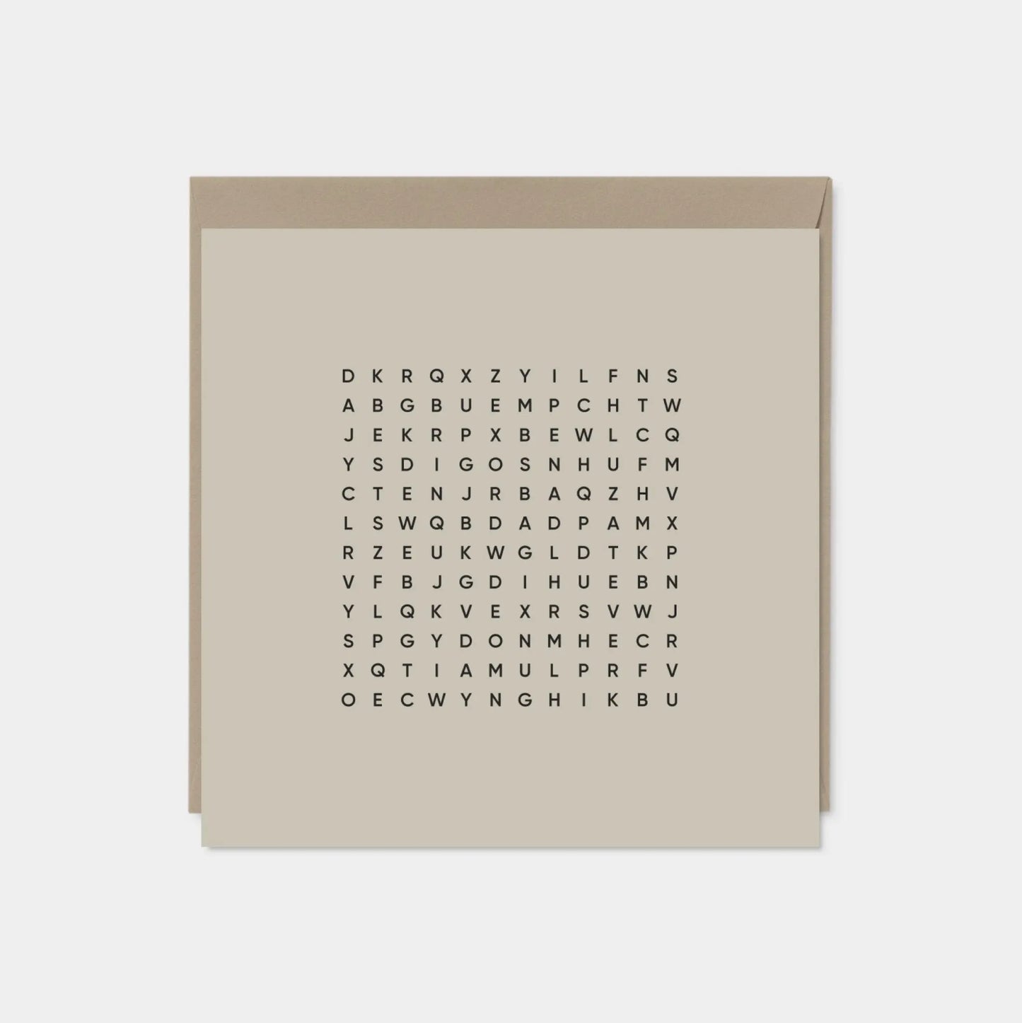 Best Dad Ever Square Word Search Card II