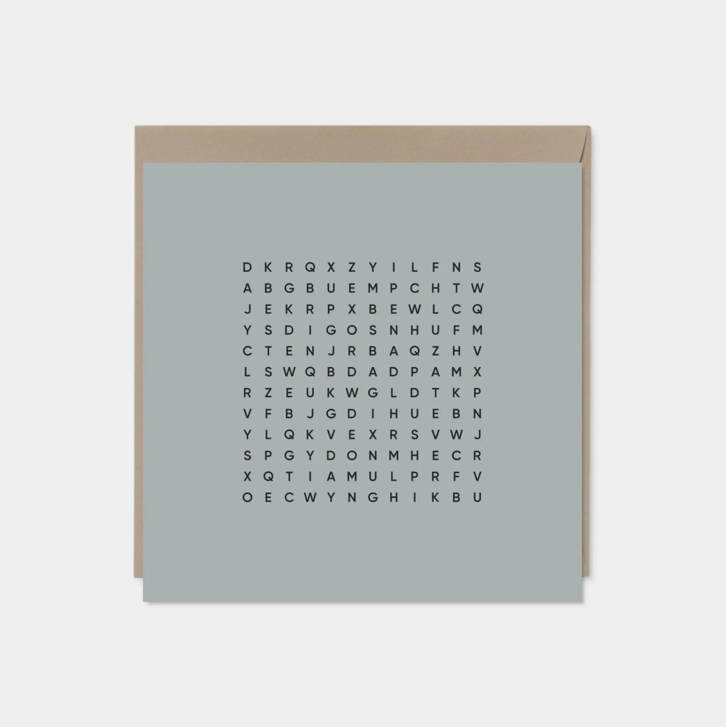 Best Dad Ever Square Word Search Card IV