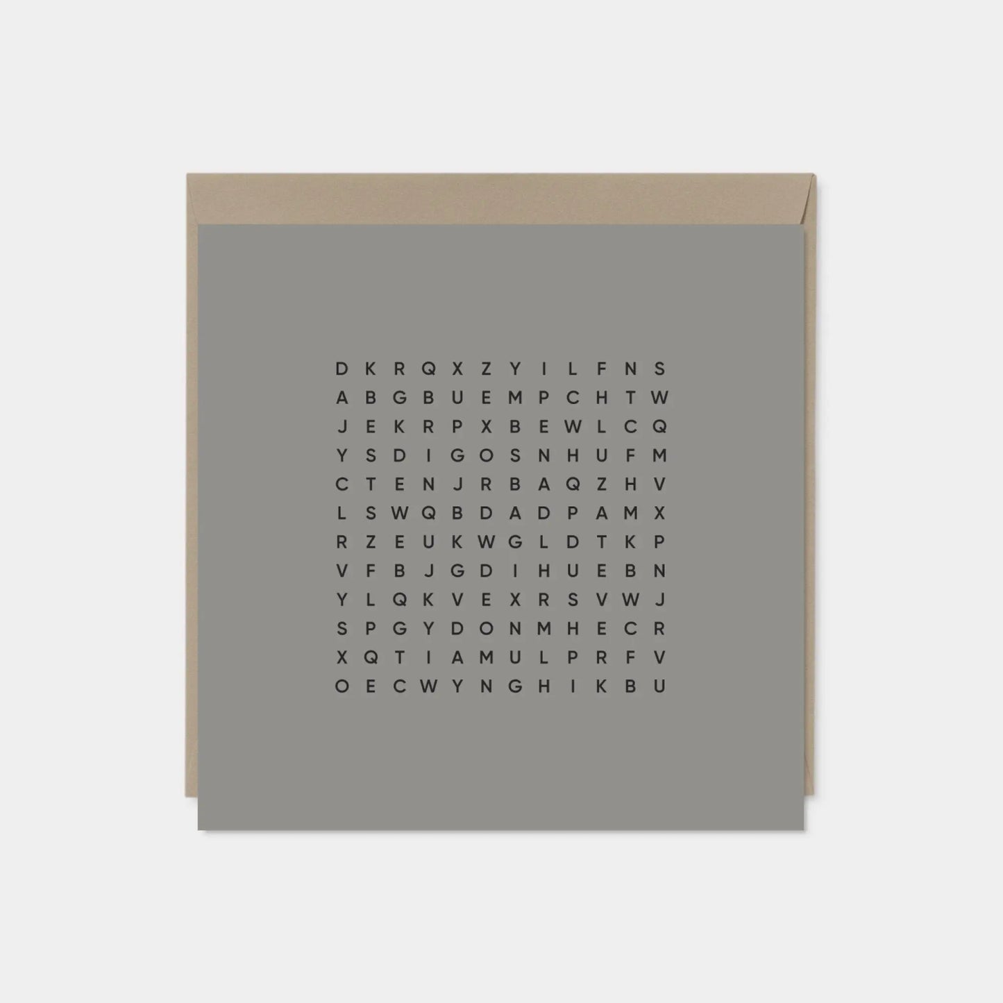 Best Dad Ever Square Word Search Card