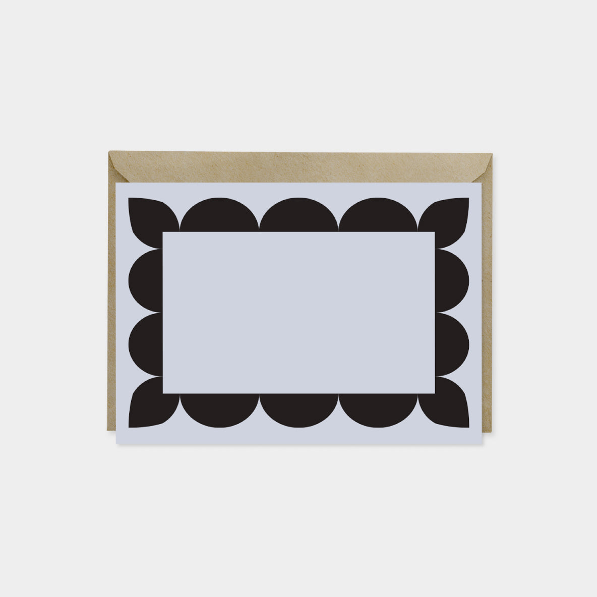 Big Scallop Border Note Cards V