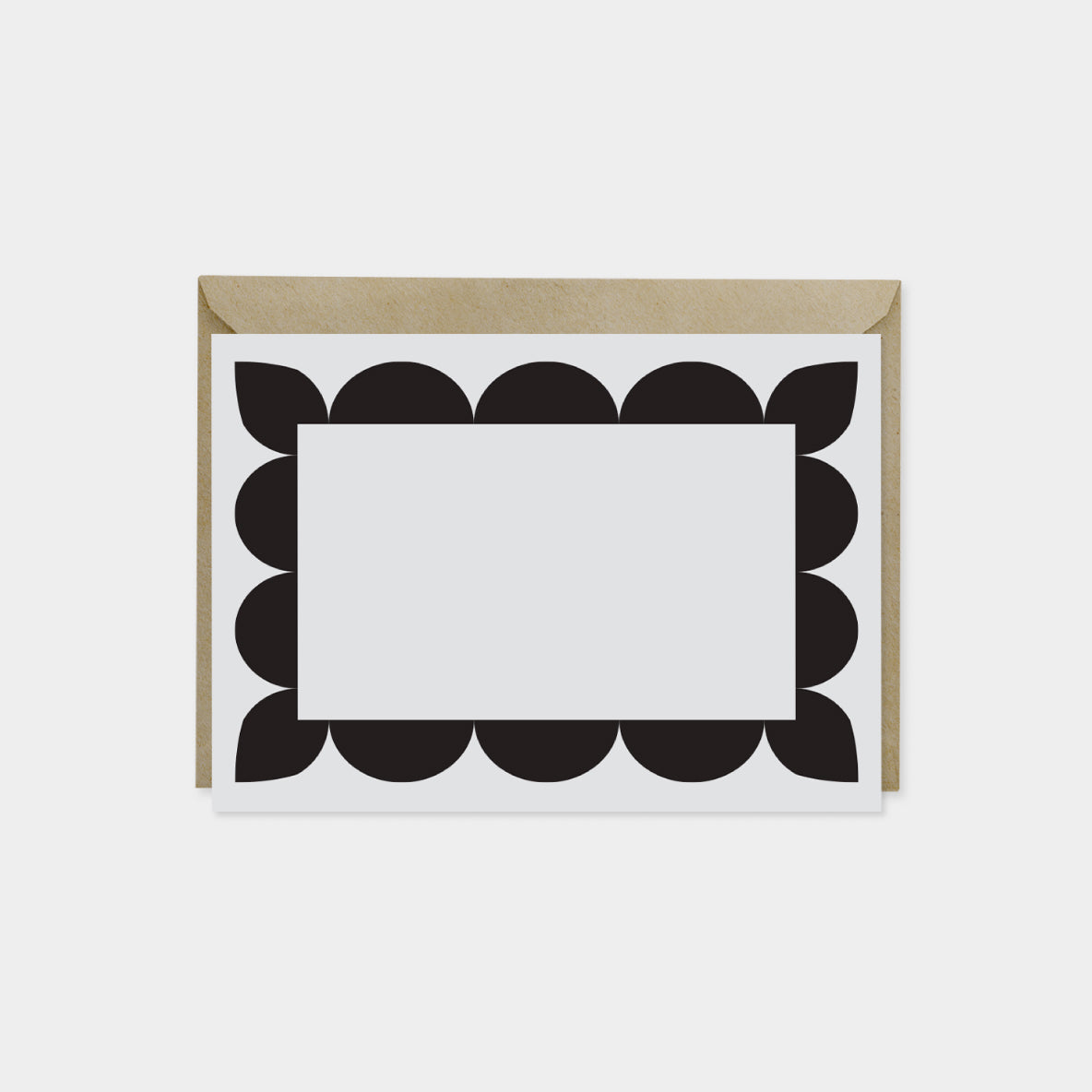 Big Scallop Border Note Cards VI