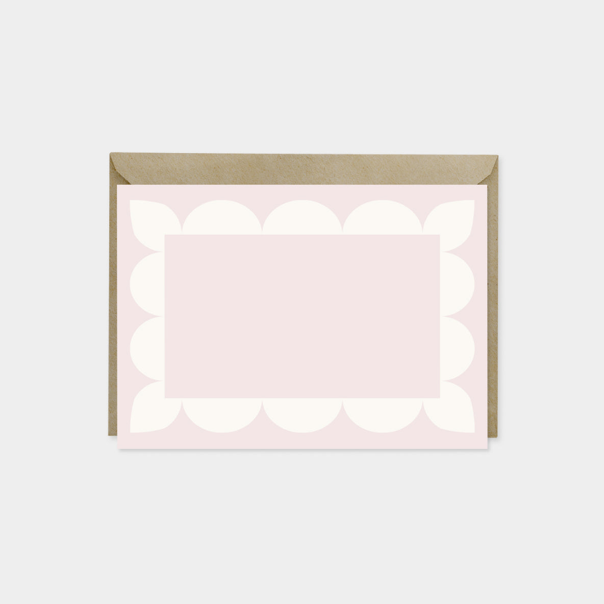Big Scallop Border Note Cards VII