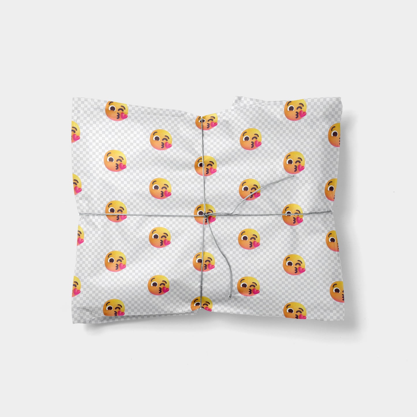 Blowing Kiss Face Emoji Gift Wrap