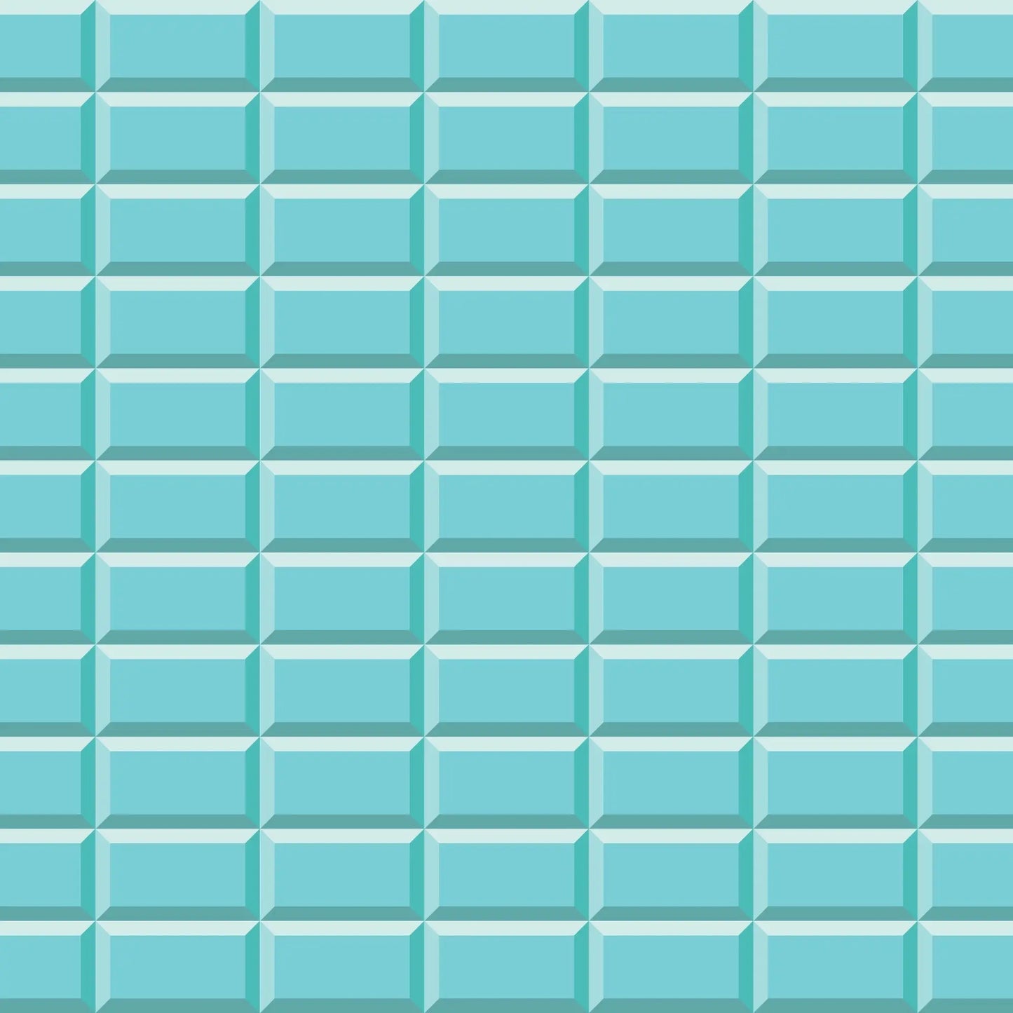 Blue 3D Block Gift Wrap