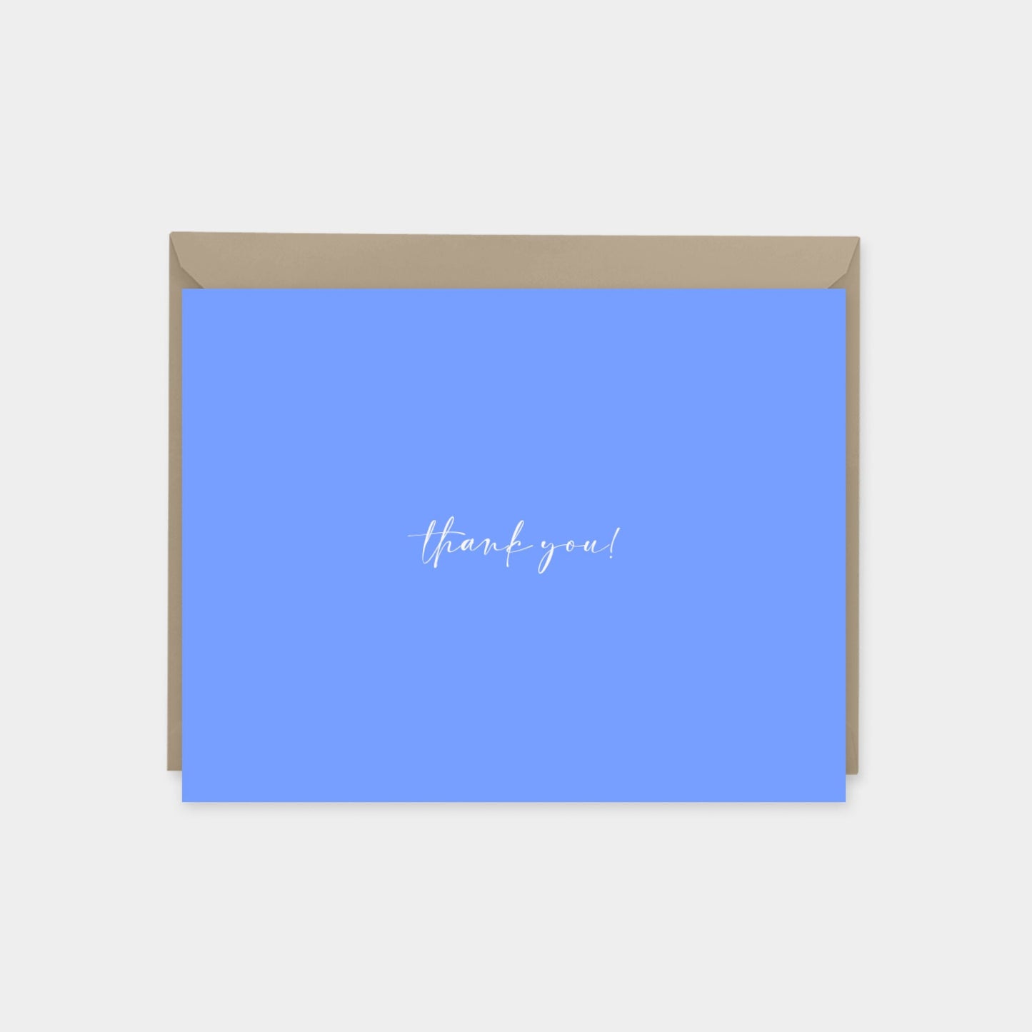 Blue Script Note Cards