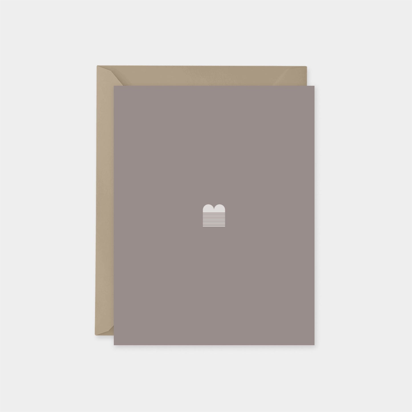 Boccaccio Font Monogram Note Cards V