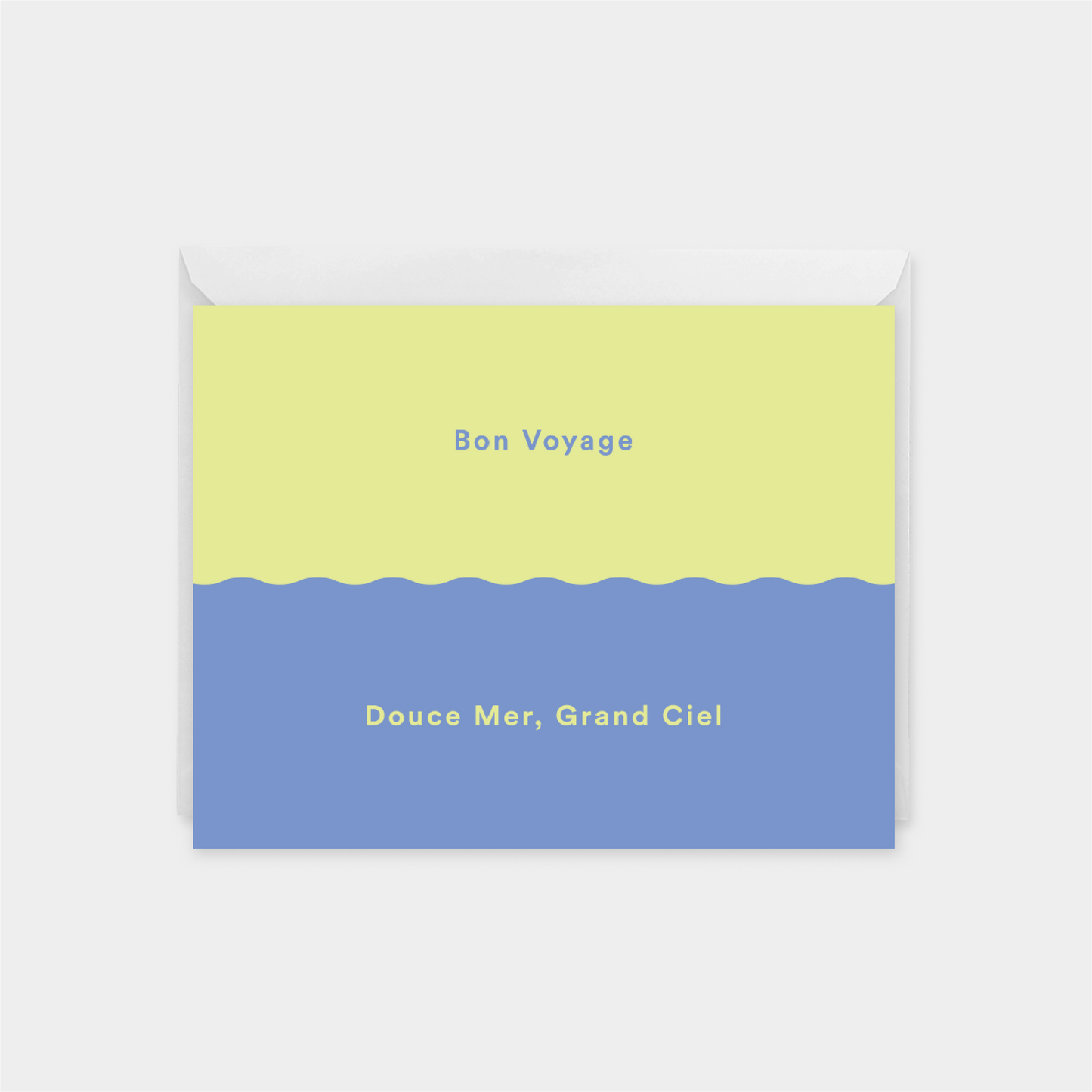 Bon Voyage X "Douce Mer, Grand Ciel" Card