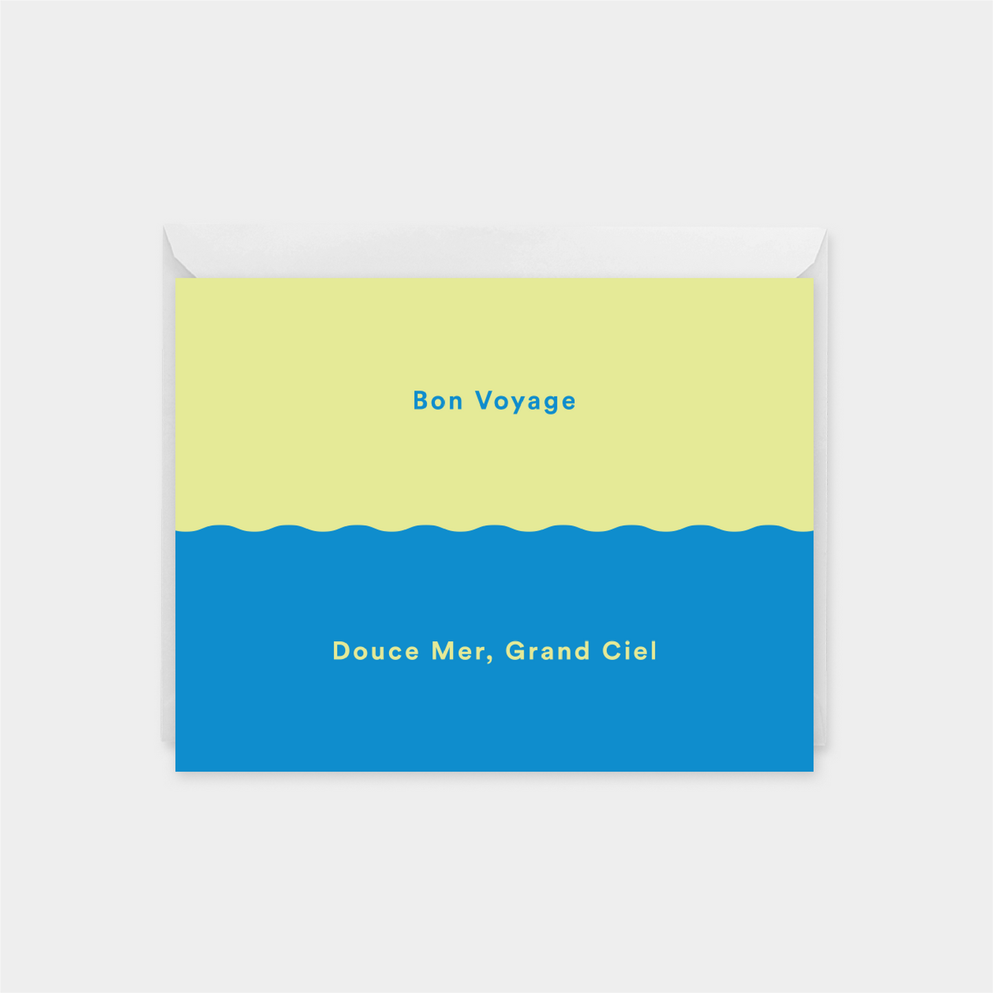 Bon Voyage XI "Douce Mer, Grand Ciel" Card