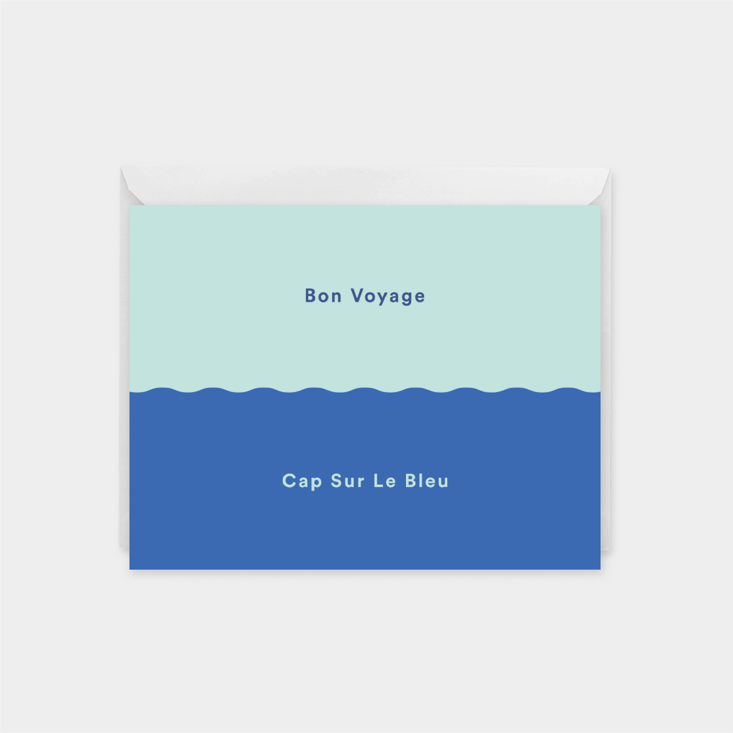 Bon Voyage XX "Cap Sur Le Bleu" Card