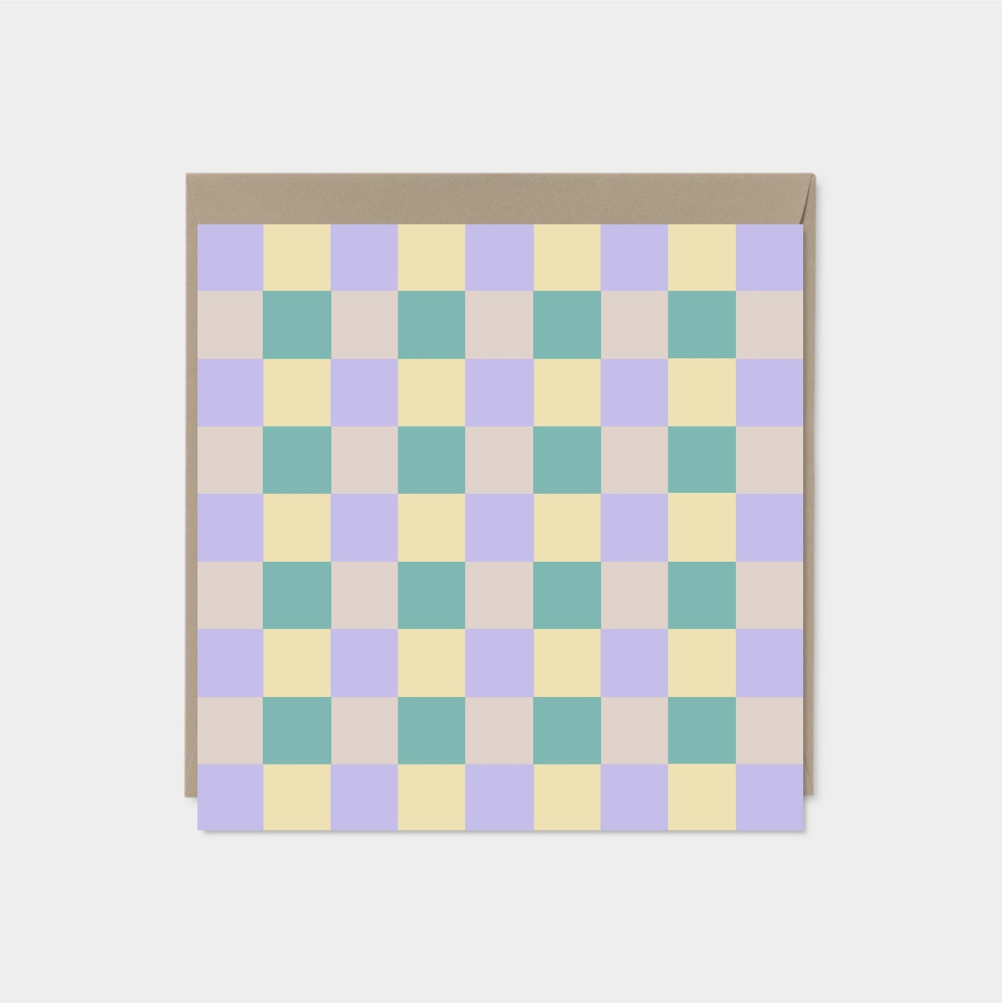 Checkerboard Square Card V