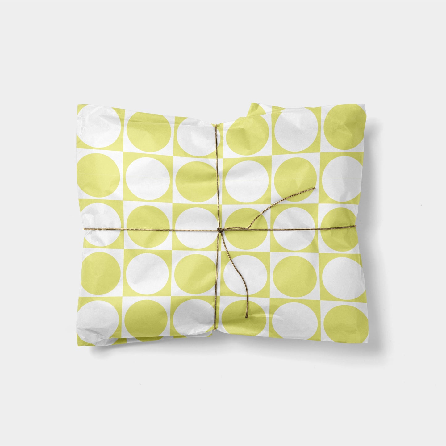 Circle Checker Gift Wrap XV