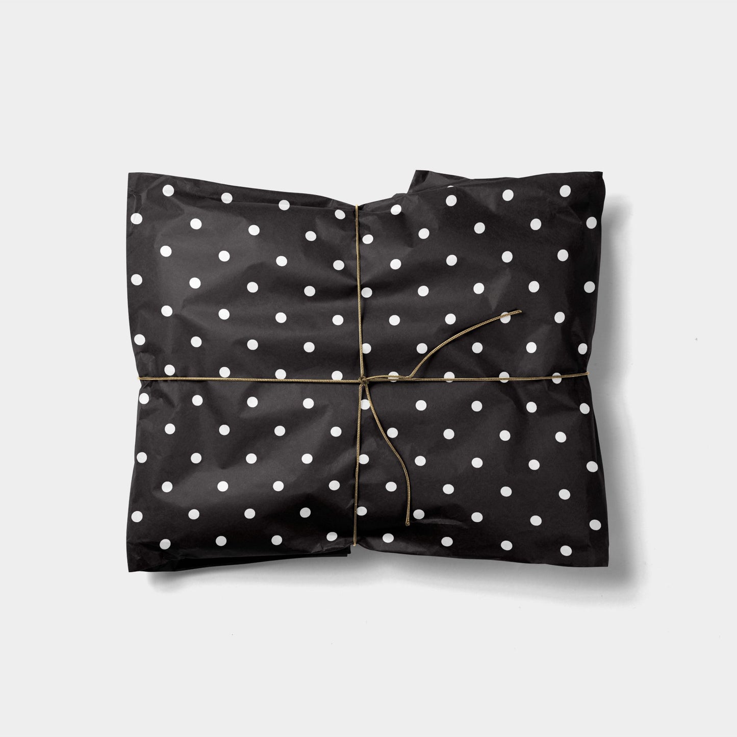 Classic Black & White Polka Dots Gift Wrap II