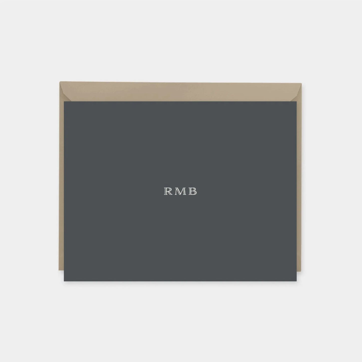 Classic Cream & Black Border Note Cards