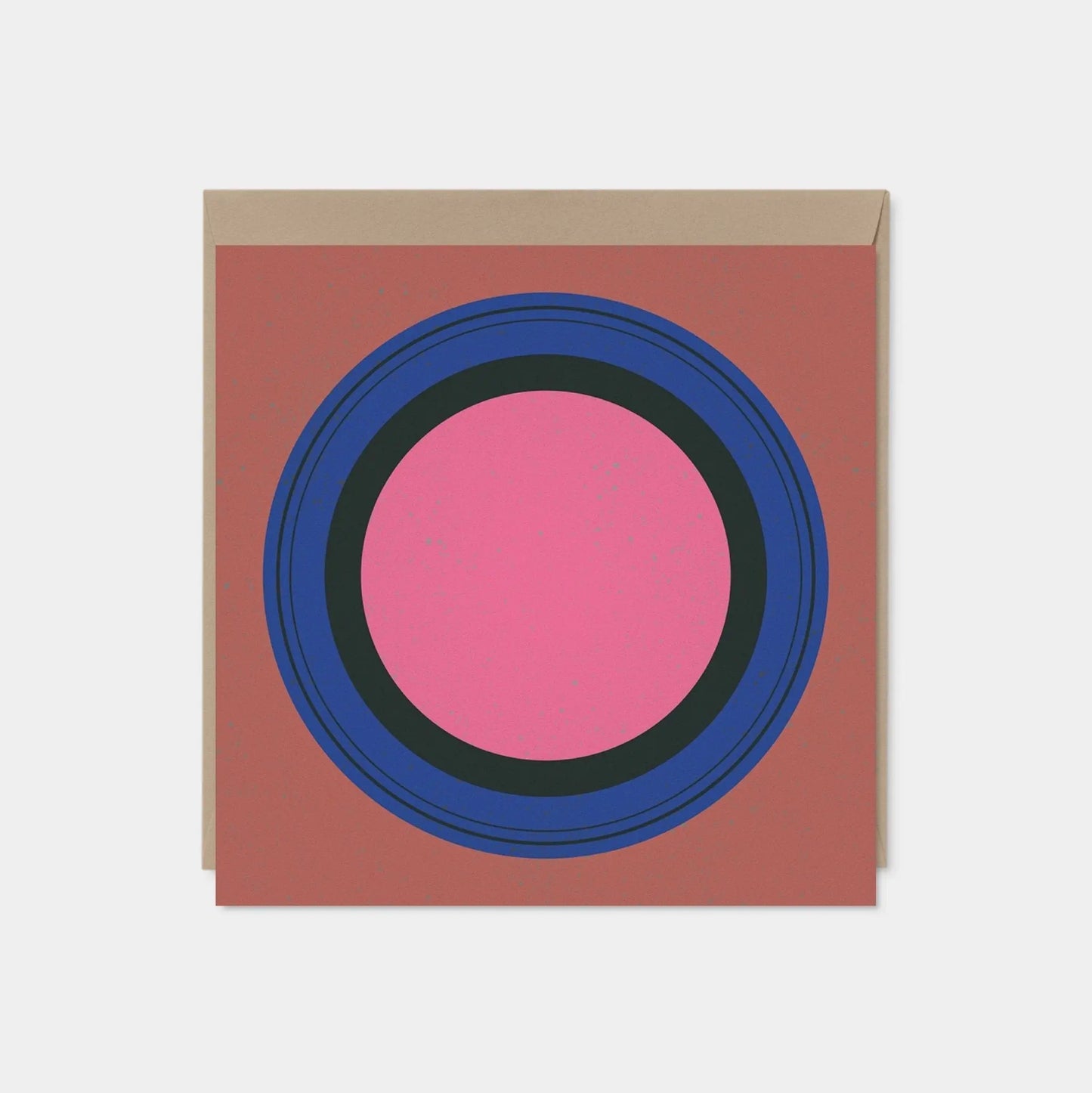 Color Block and Circle Modern Art Card