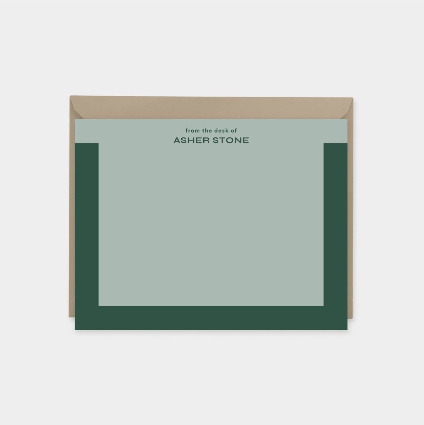 Color Block Bracket Note Cards II