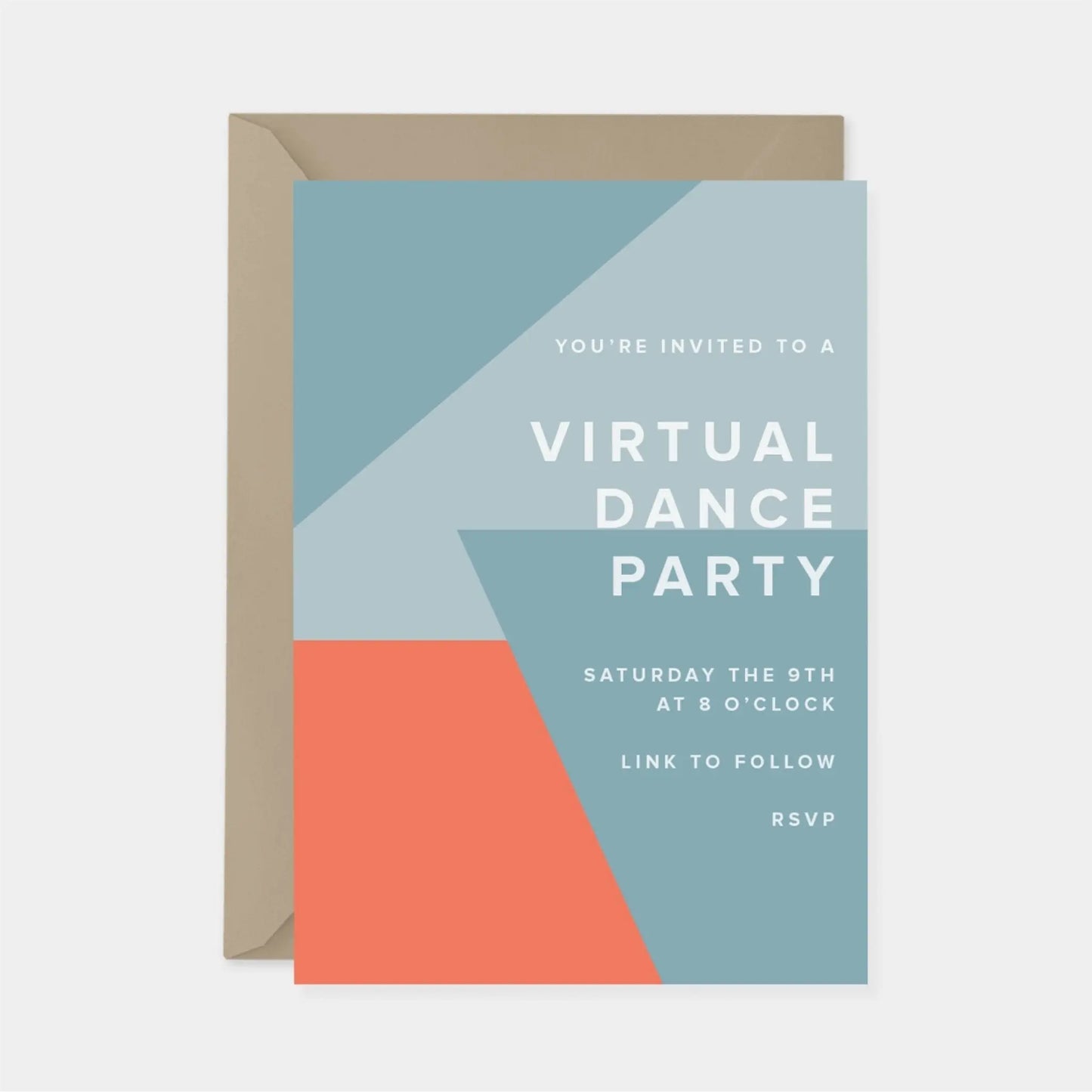 Color Block Event Invitation