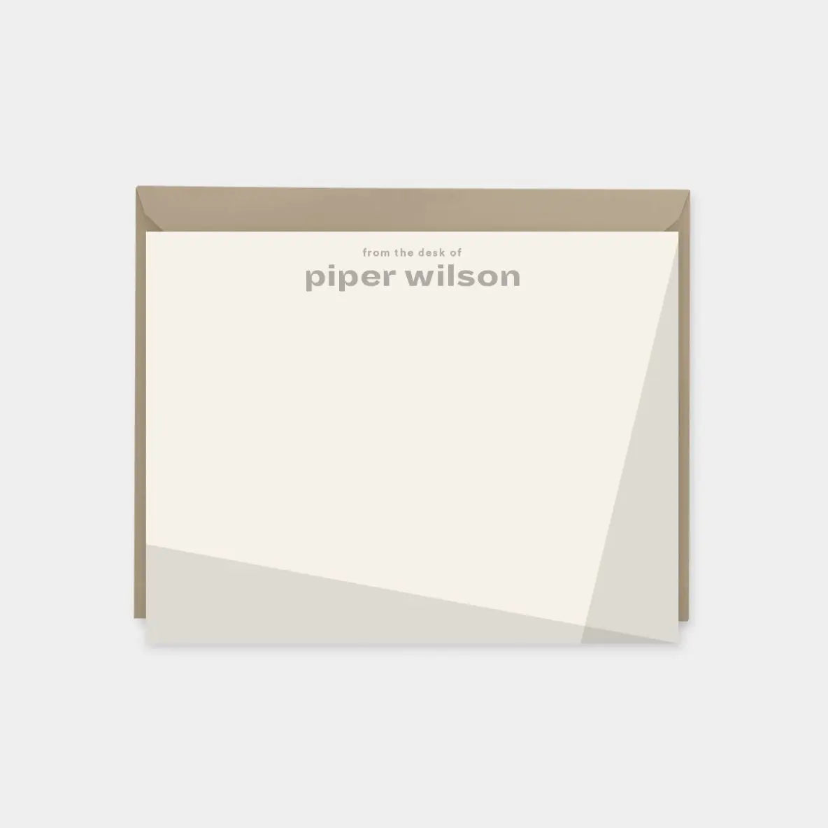 Color Block Note Card XI