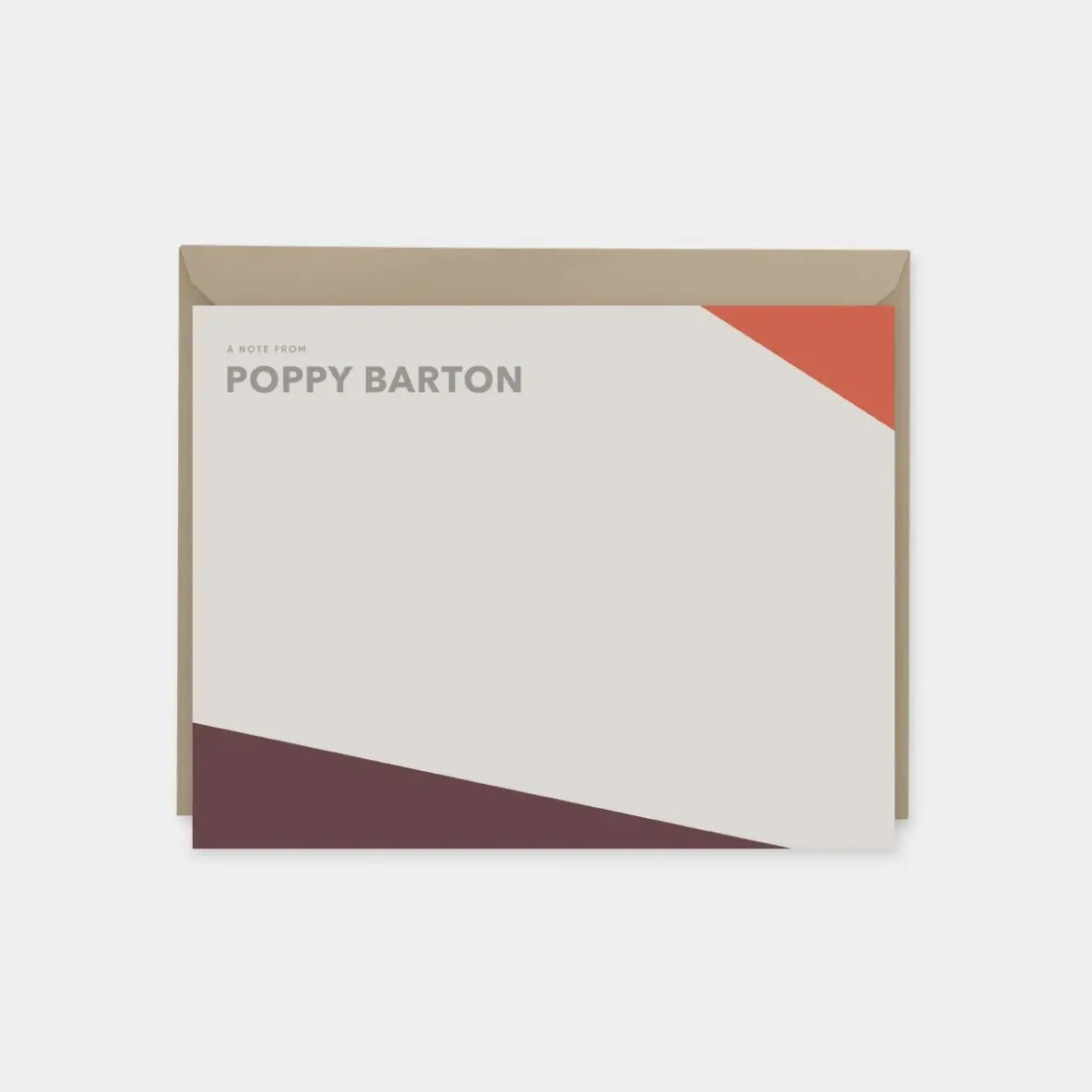 Color Block Note Cards XIV