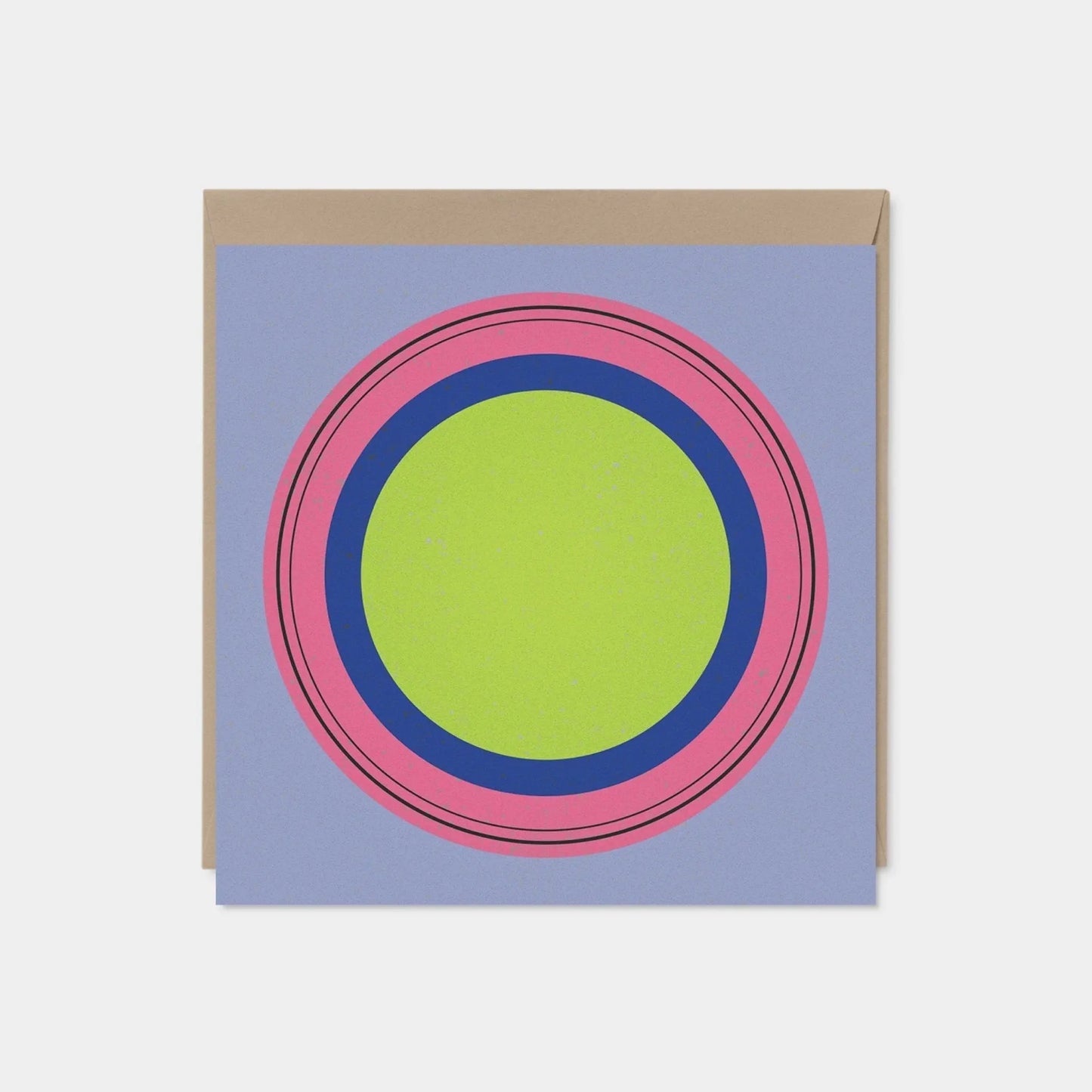 Color Block Square Modern Art Card VIII