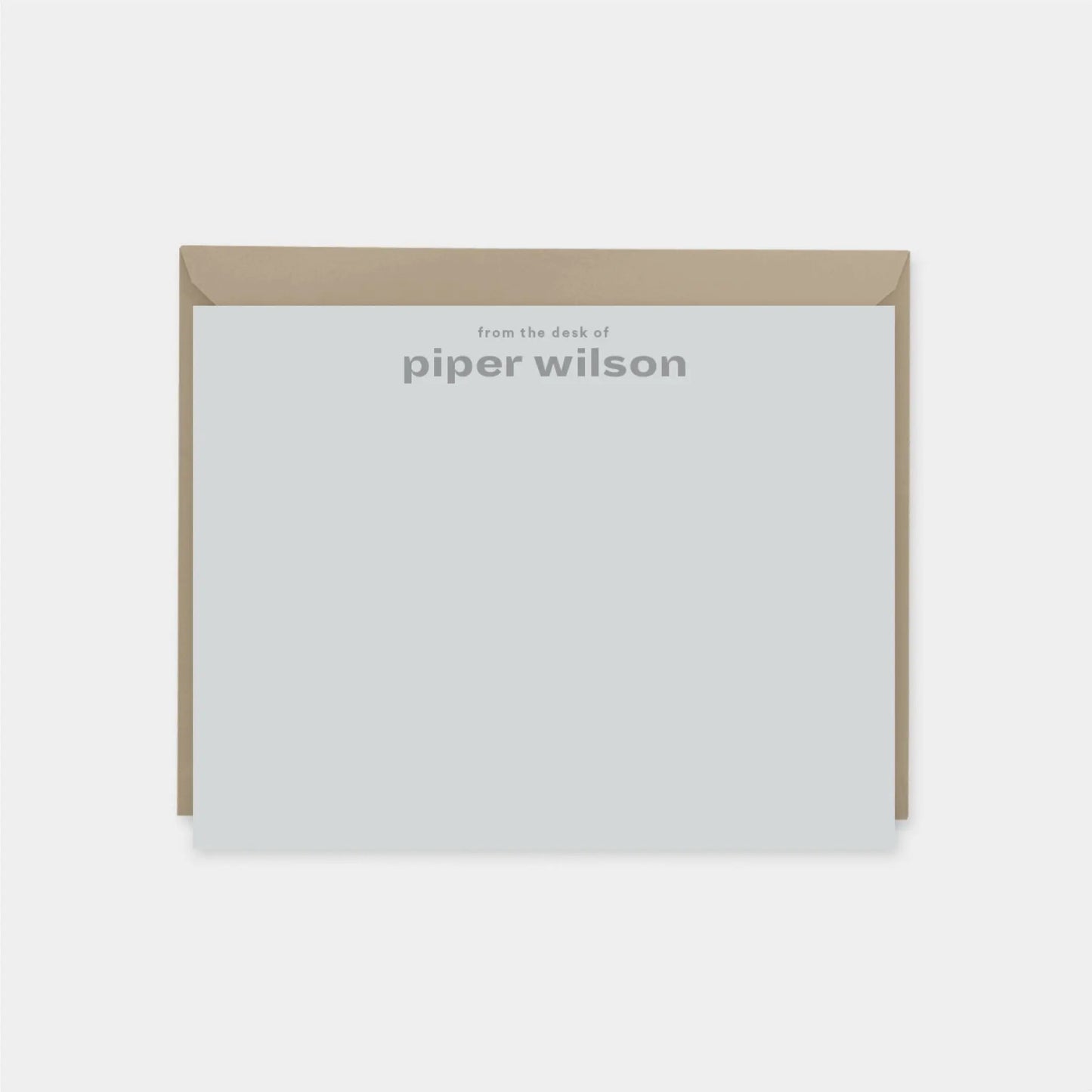 Contemporary Personalized Note Cards III