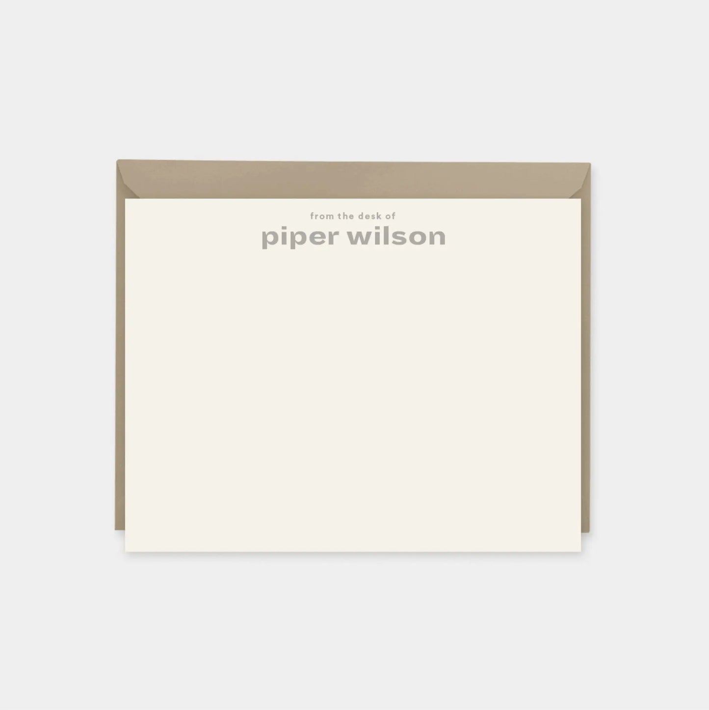 Contemporary Personalized Note Cards