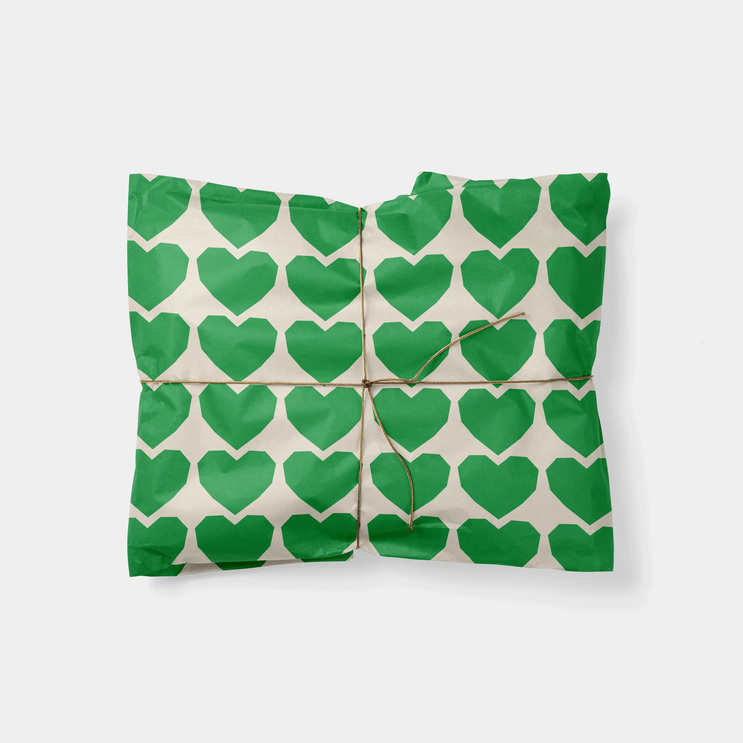 Cut Paper Hearts Gift Wrap IV