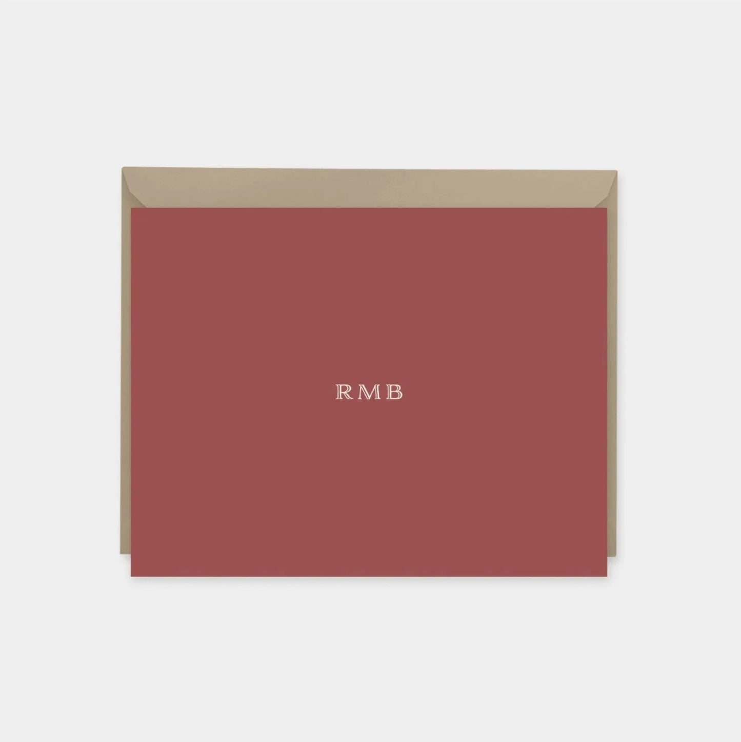 Dark Red Note Cards