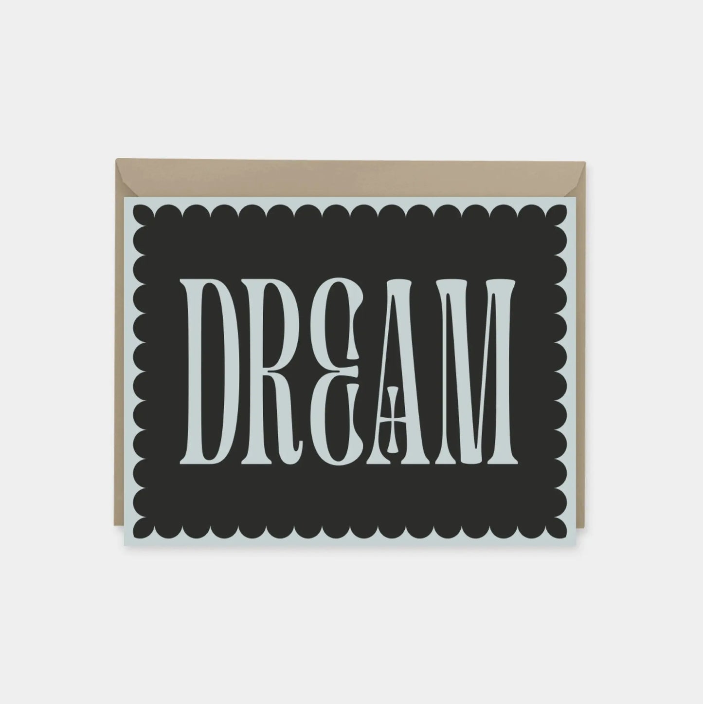 "Dream" Decorative Typography Card